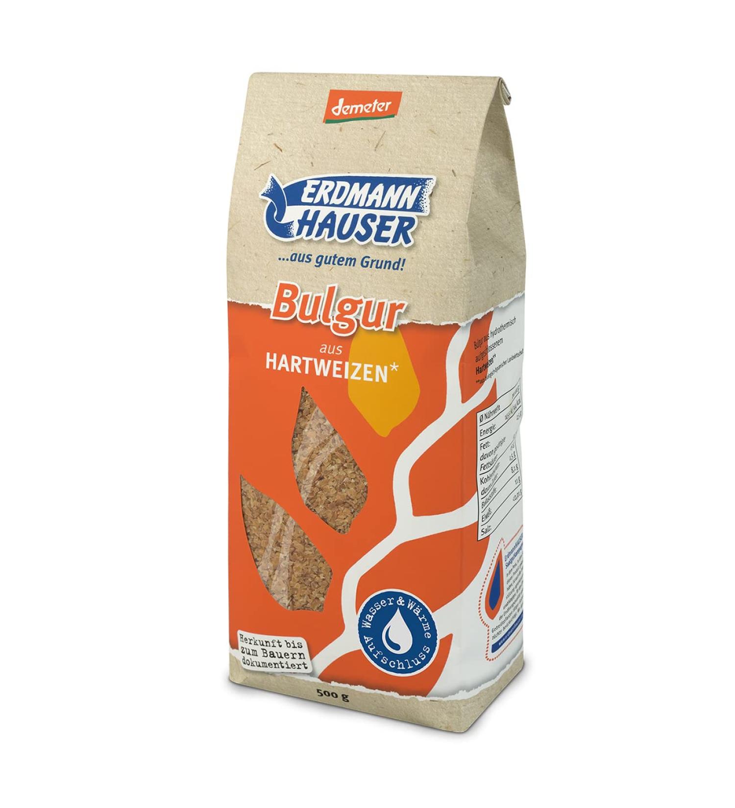 ErdmannHAUSER demeter bulgur from durum wheat | local rice alternative | 500g