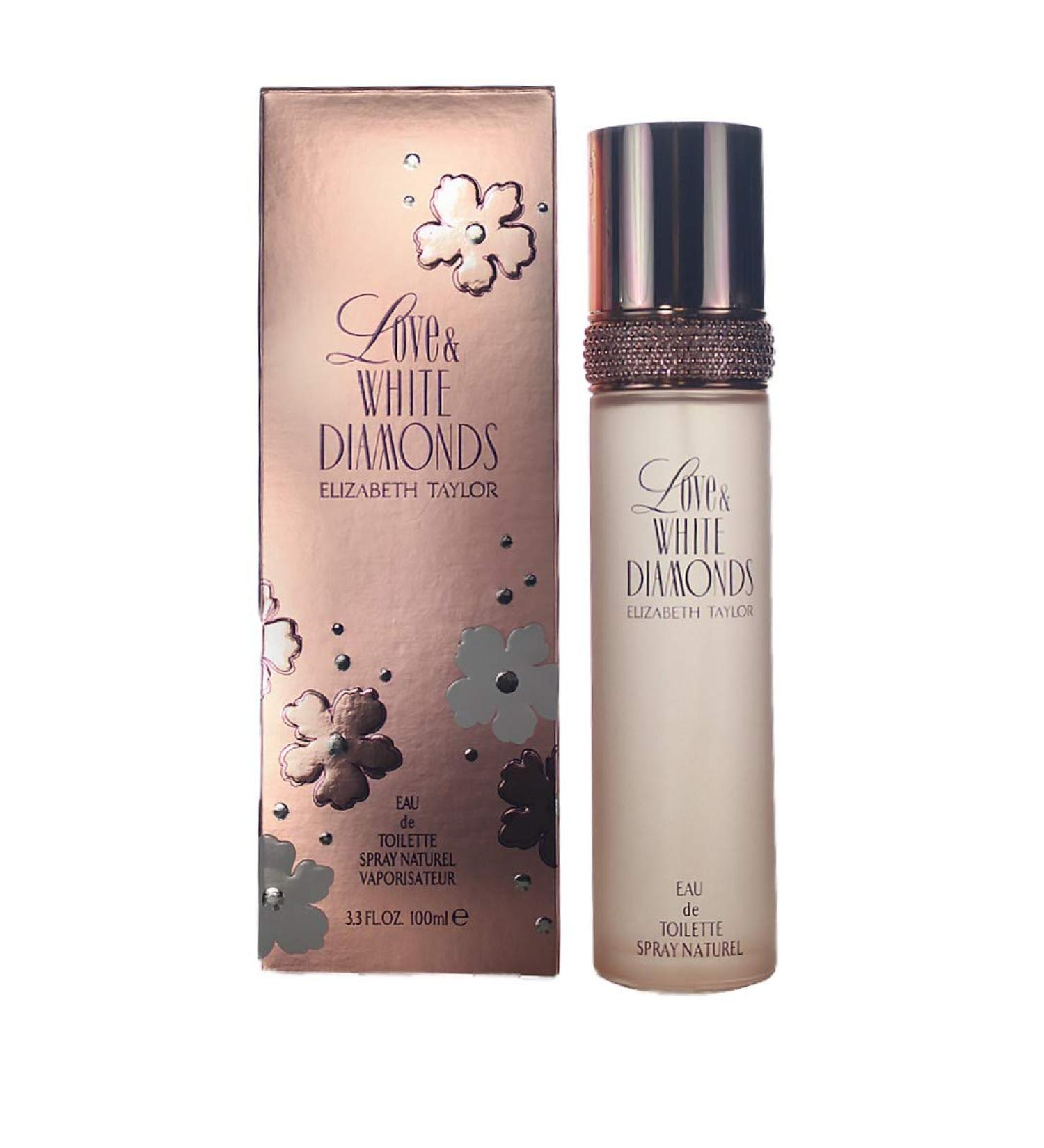 Elizabeth Taylor (elk2h) Love & White Diamonds Eau De Toilette 3oz/ 100 Ml - Spray for Women By Elizabeth Taylor 3fl Oz
