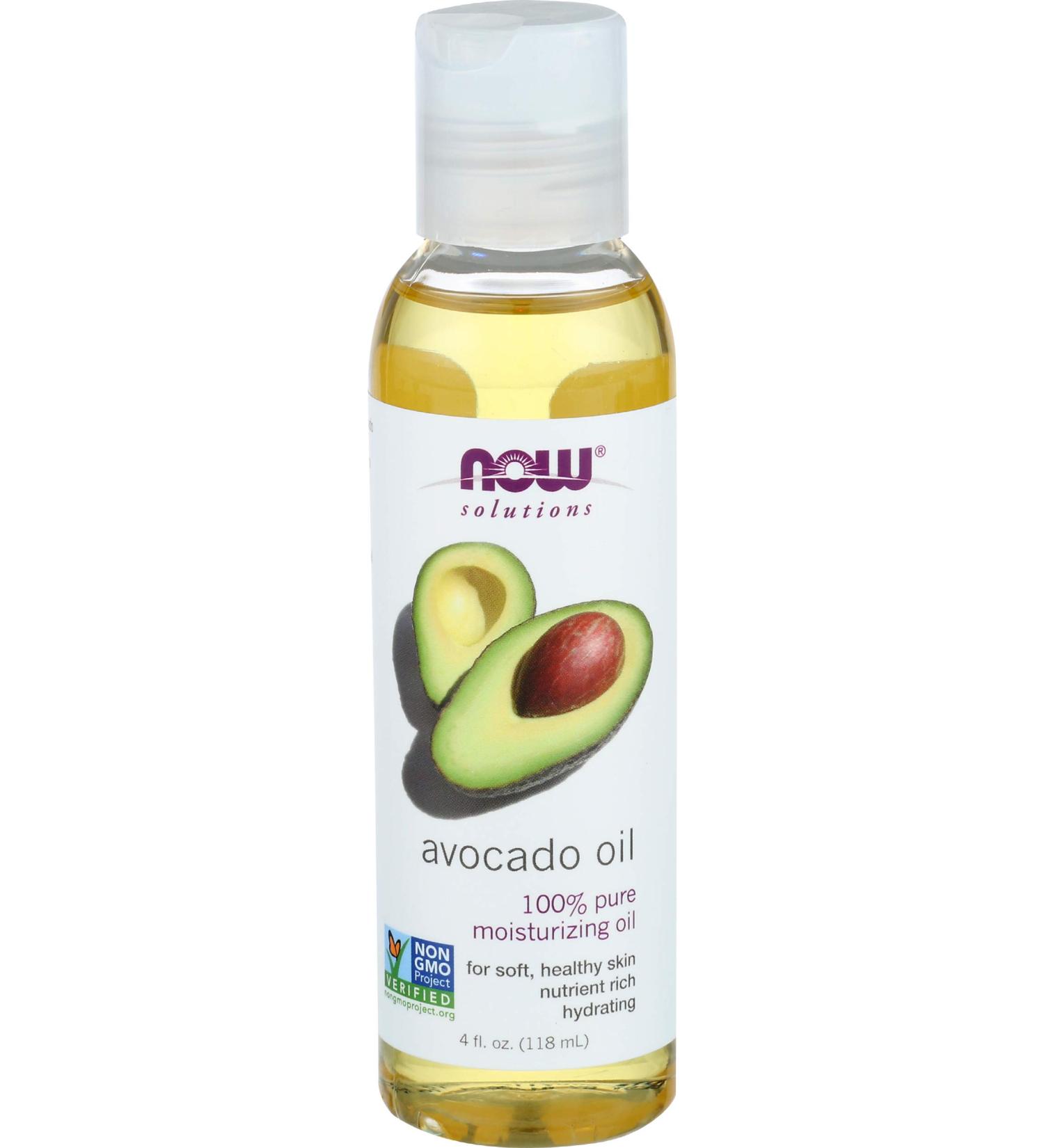 Buy Now Foods Avocado Oil 4 fl oz | Natural Hair & Skin Moisturizer - Buy Online on SooperMarket.com