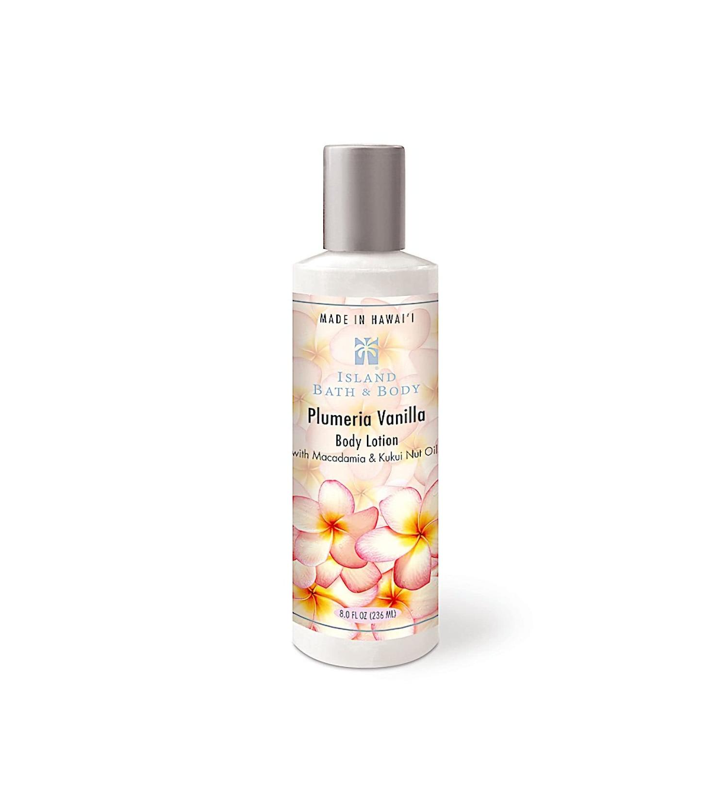 Hawaii Island Bath & Body Lotion 8 oz. Plumeria Vanilla by Welcome to the Islands