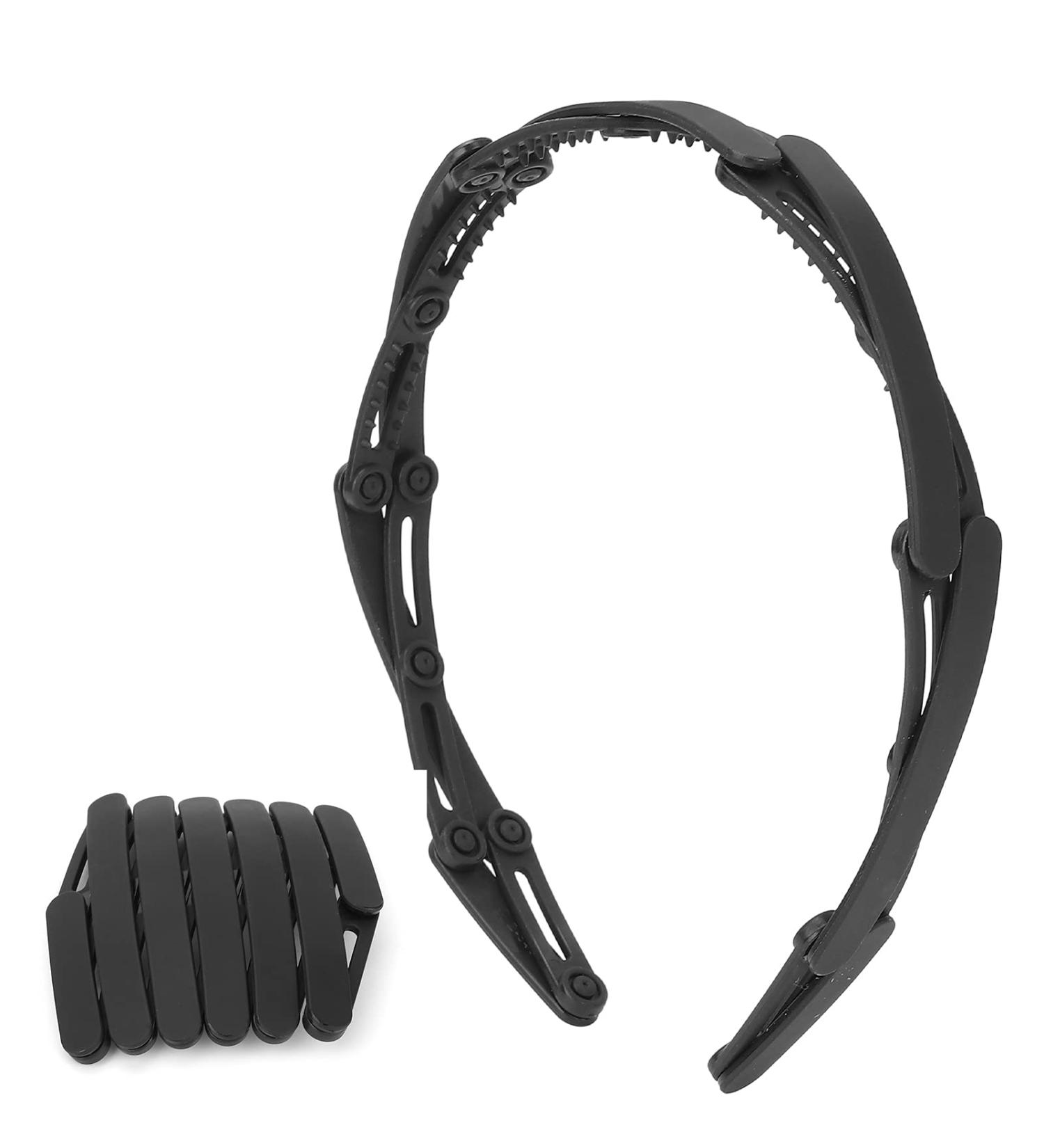 Foldable Headband Adjustable Headband Travel Headband Black Wave Hairband Headband Hair Accessories Headband(black) - Buy Online on SooperMarket.com