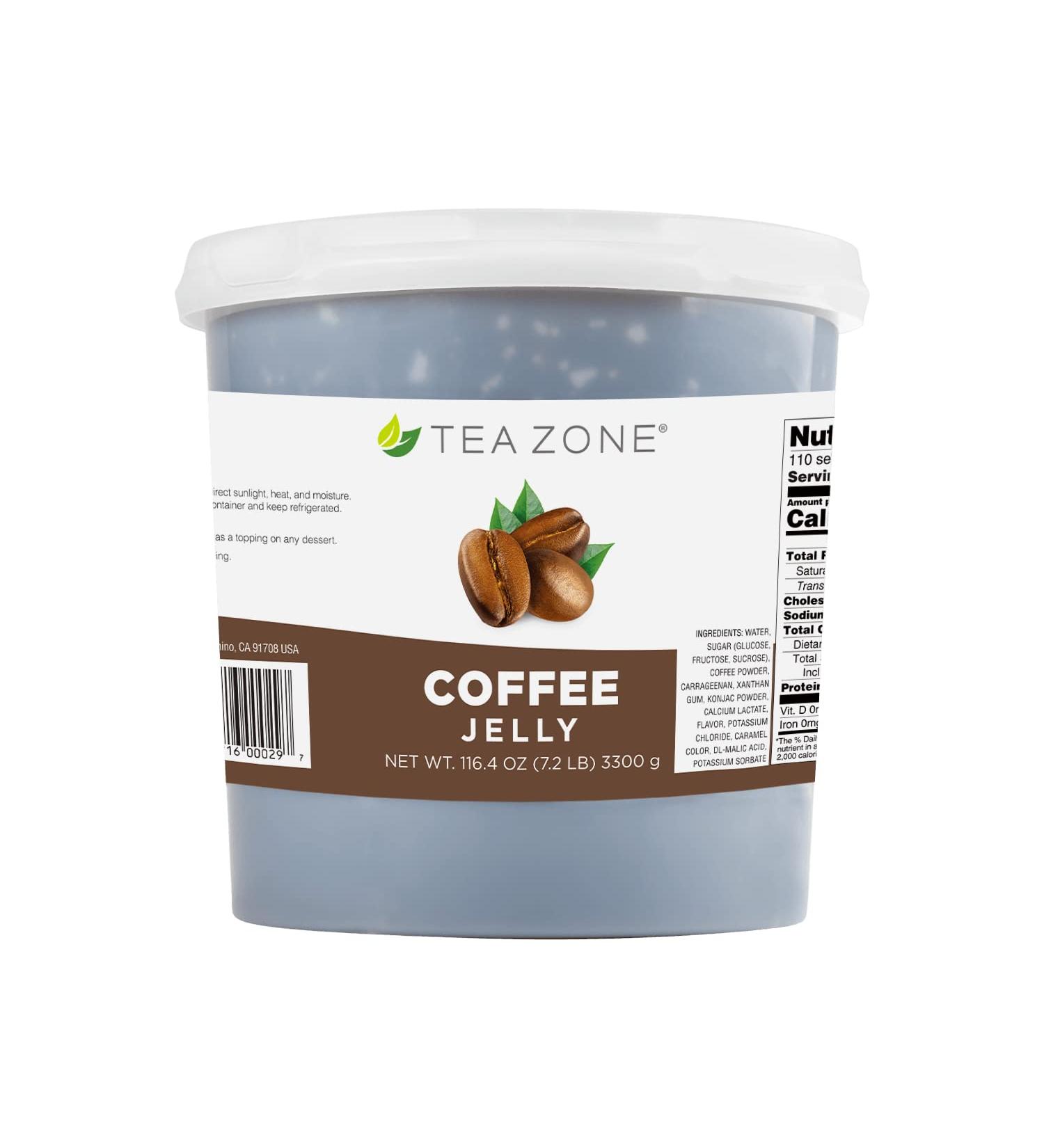 Tea Zone Coffee Jelly - 7.2 lbs | Premium Quality Gelatin Dessert Topping - Buy Online on SooperMarket.com