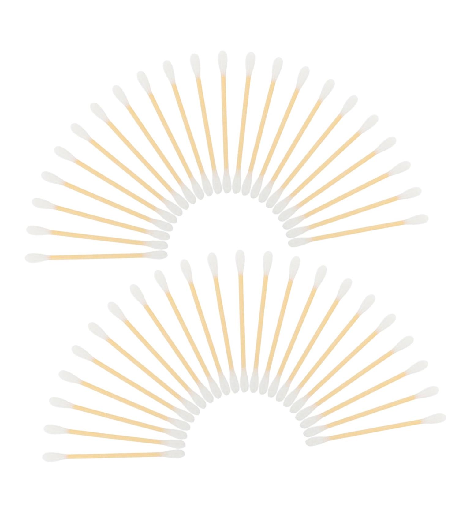 10 Organic Cotton Swabs - Double Headed Ear Cleaning Buds & Beauty Accessories - Home Supplies - Buy Online on SooperMarket.com