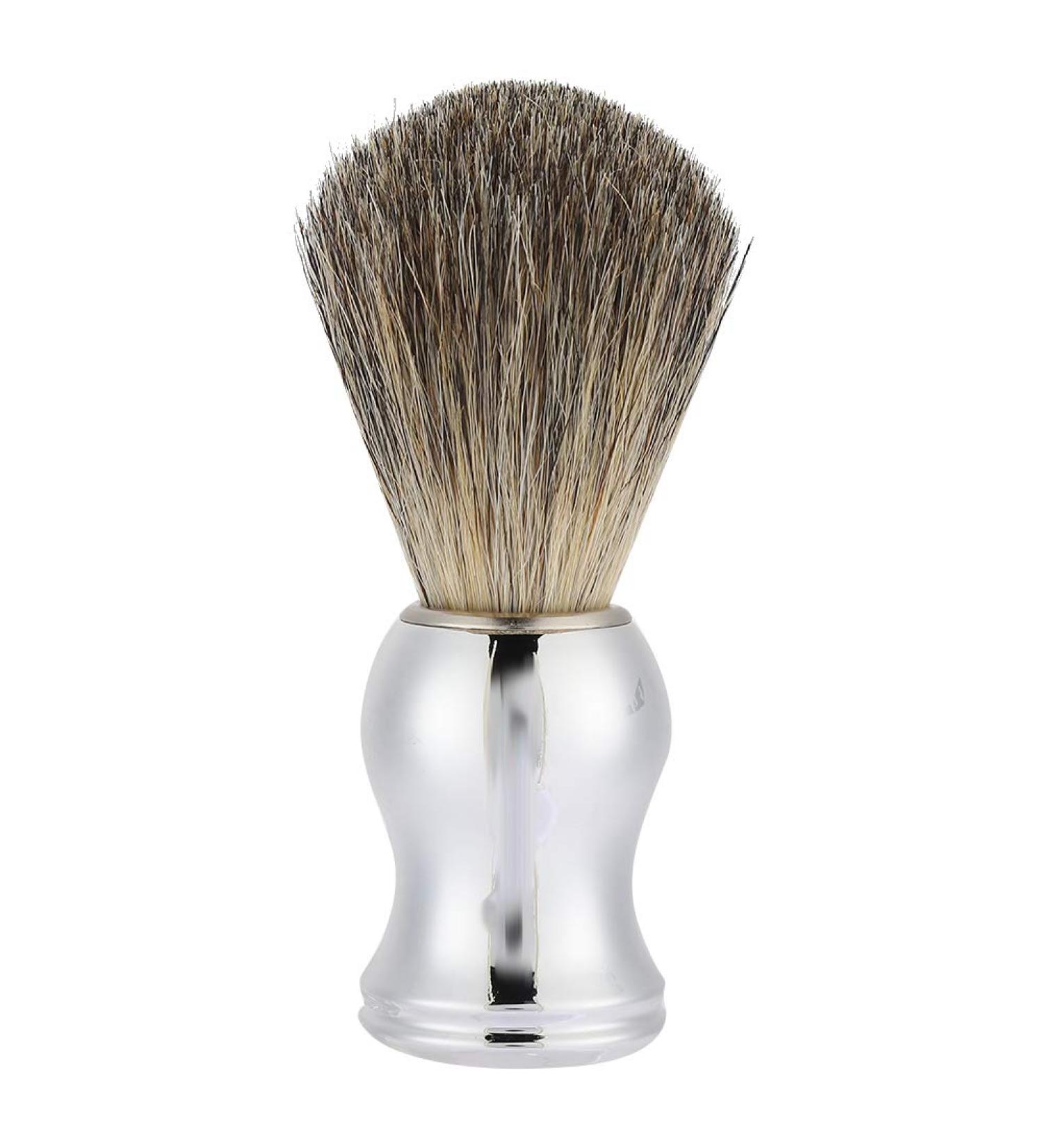 Men's Beard Brush - Portable Foam Brush for Grooming Cleaning & Shaving | International Shipping Available - Buy Online on SooperMarket.com