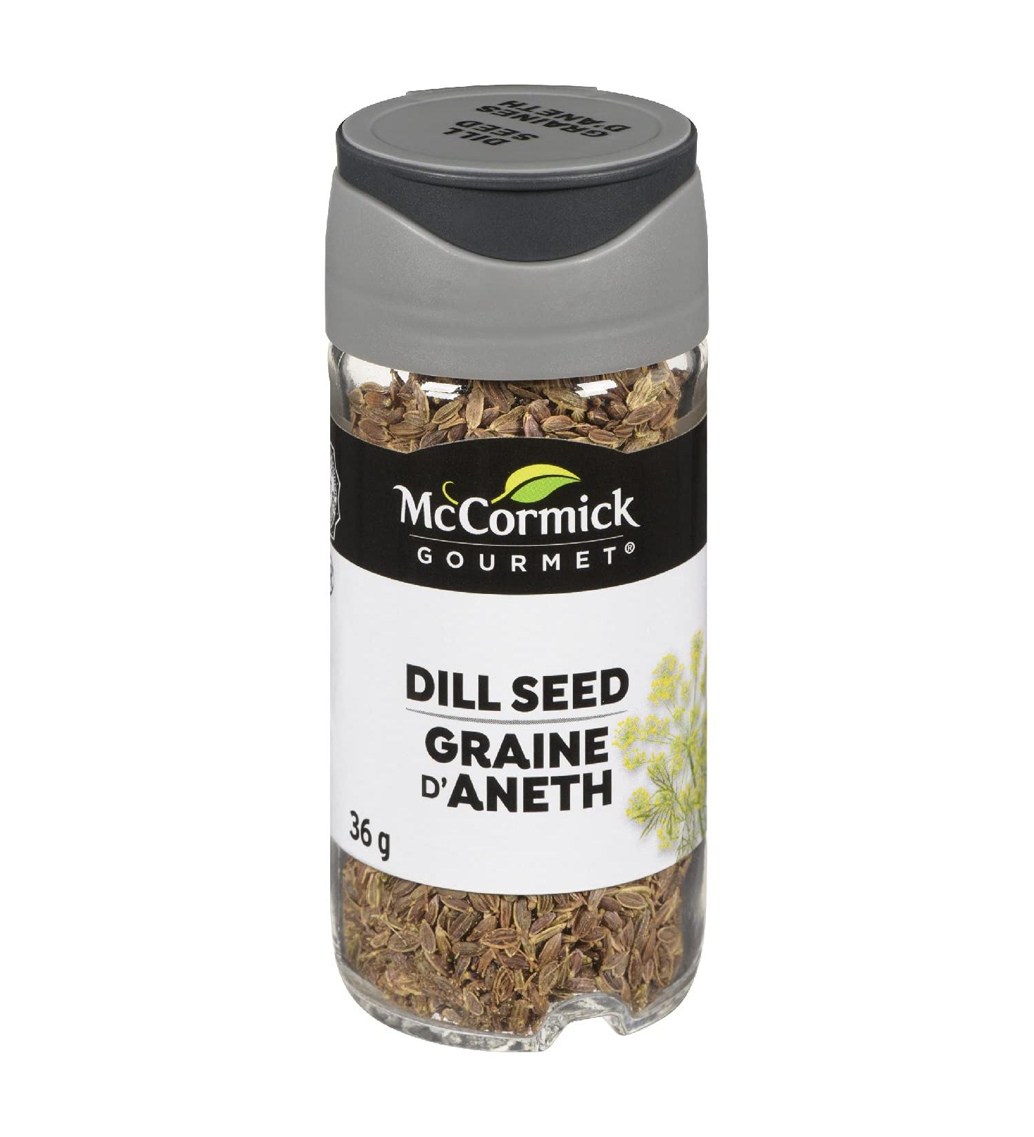 McCormick Gourmet (MCCO3) New Bottle Premium Quality Natural Herbs & Spices Dill Seed 36g - Buy Online on SooperMarket.com