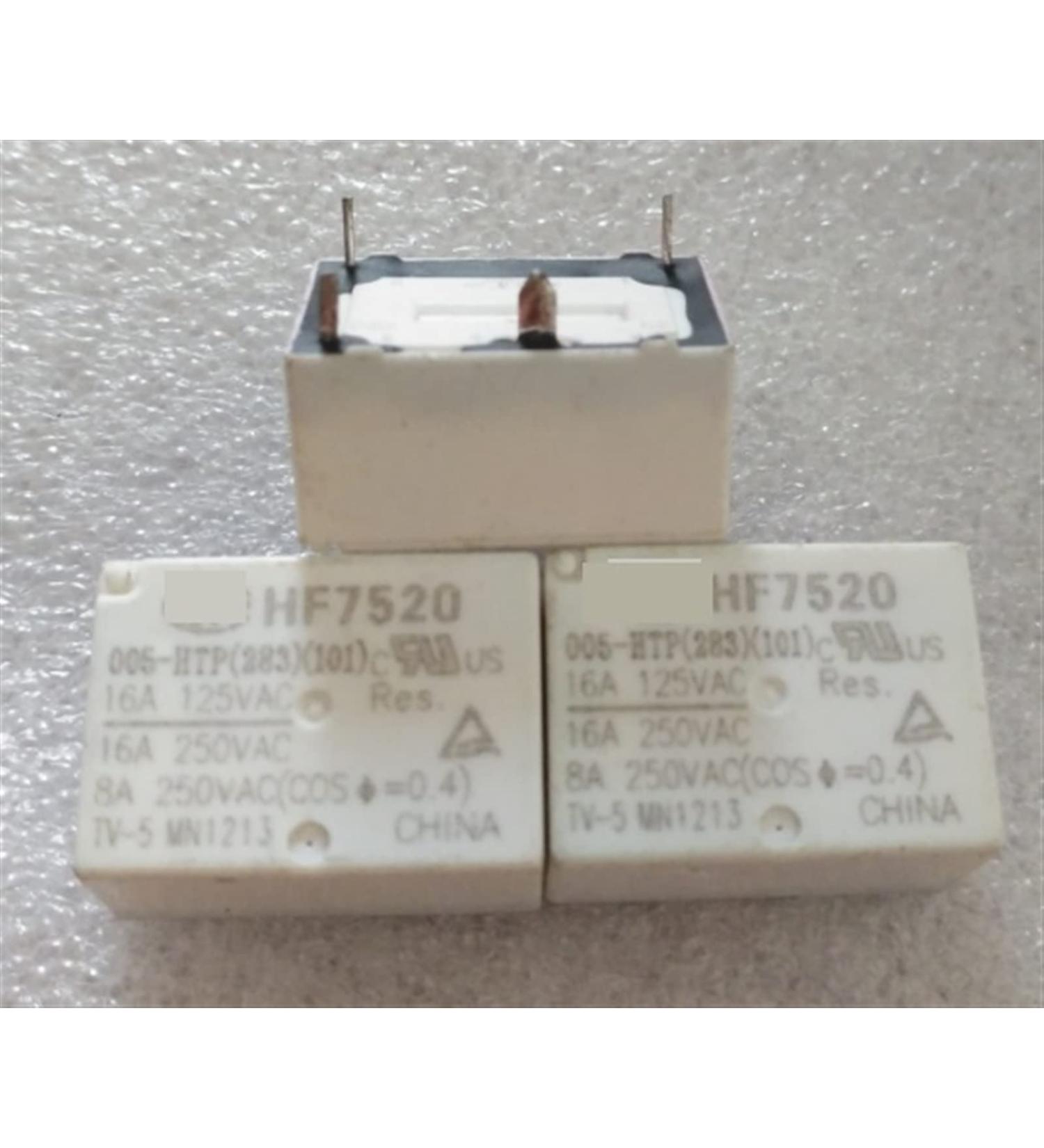 10PCS Relay HF7520 005-HTP HF7520 012-HTP HF7520 024-HTP HF7520-012-HTP HF7520-009-HTP HF7520 012 HTP 4PIN 16A 9V 12V (Size : HF7520-024-HTP)
