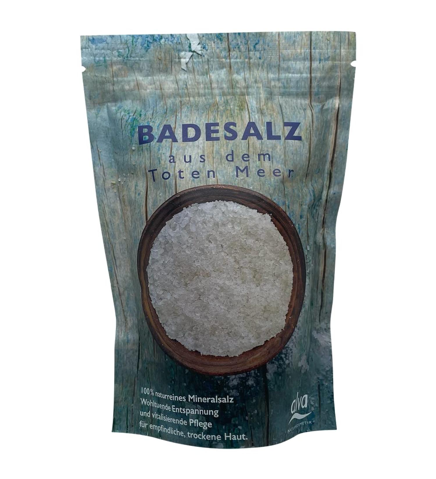 alva natural cosmetics - Dead Sea bath salt - 100% natural - 1kg - foot bath relaxation bath