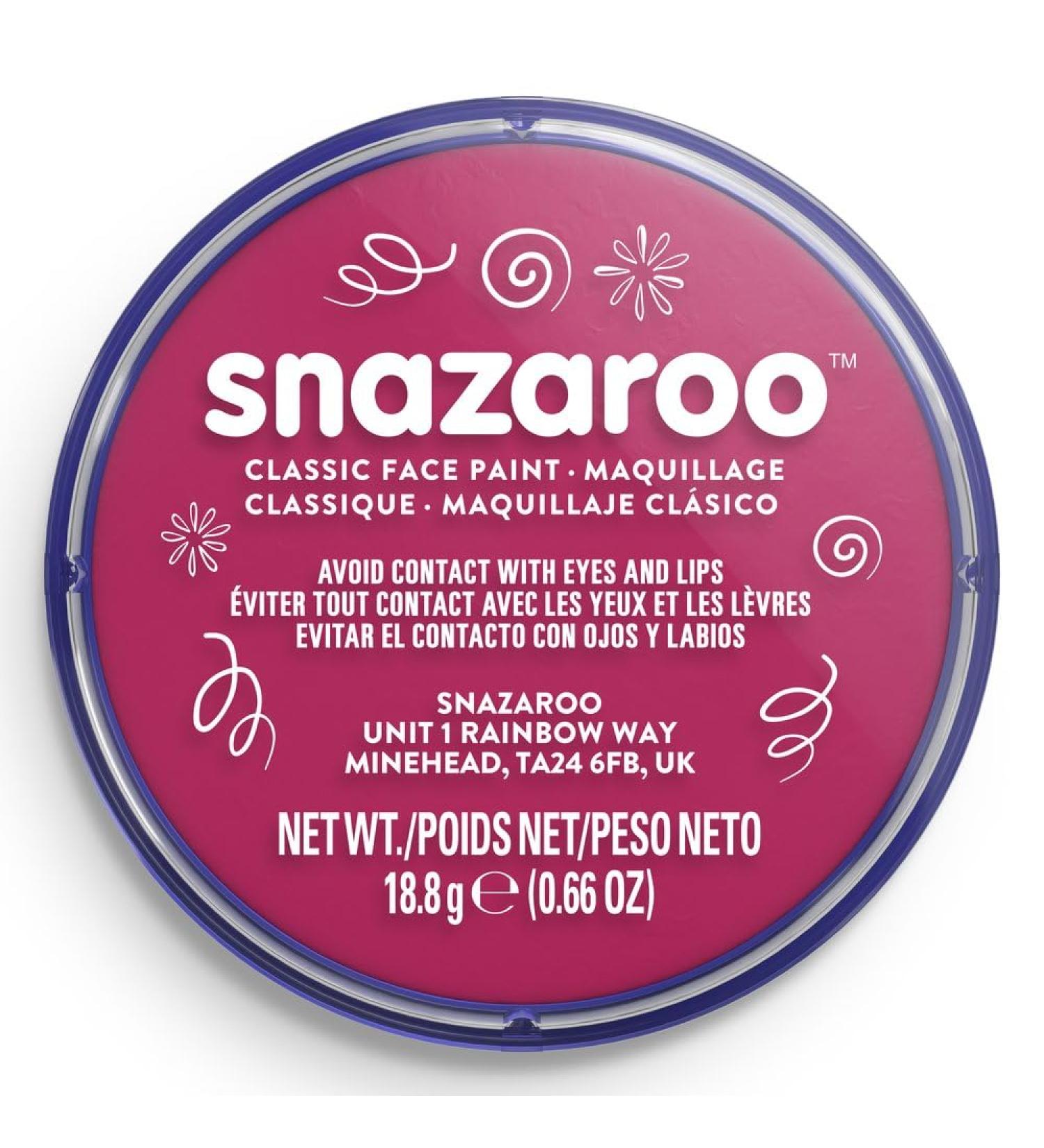 SK INFINITY Classic Fuchsia Pink Face and Body Paint 18ml - Professional Water Based Single Cake Makeup for Adults and Kids - Buy Online on SooperMarket.com
