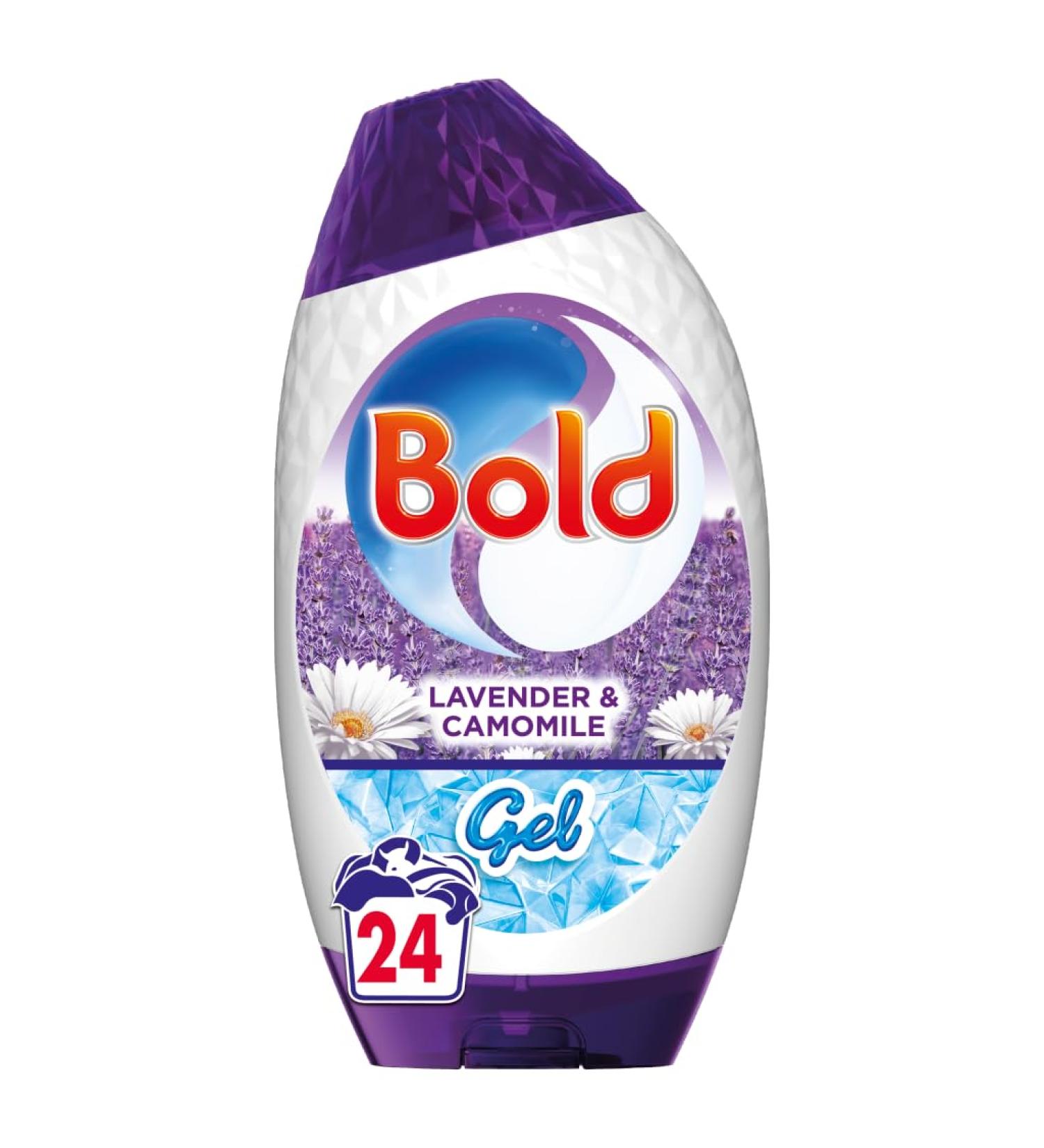 Bold Washing Liquid Gel 24 Washes Lavander and Camomile 840ml
