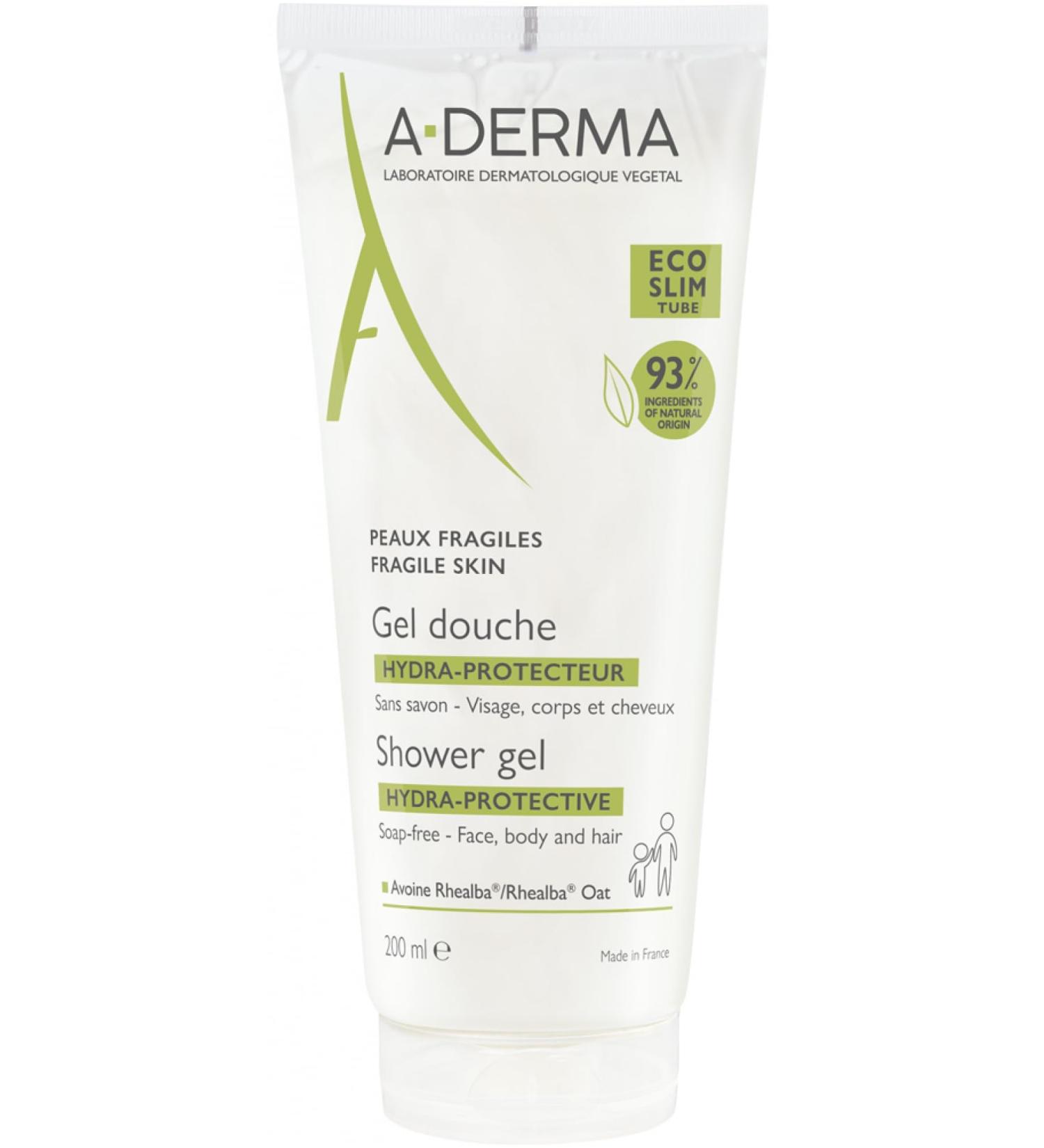 A-DERMA Shower Gel Hydra-Protective 200ml