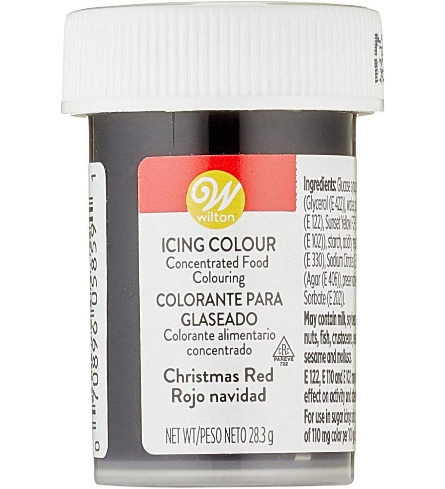 Wilton Christmas Red Gel Icing Colour 28.3g - Festive Holiday Baking Color - Buy Online on SooperMarket.com