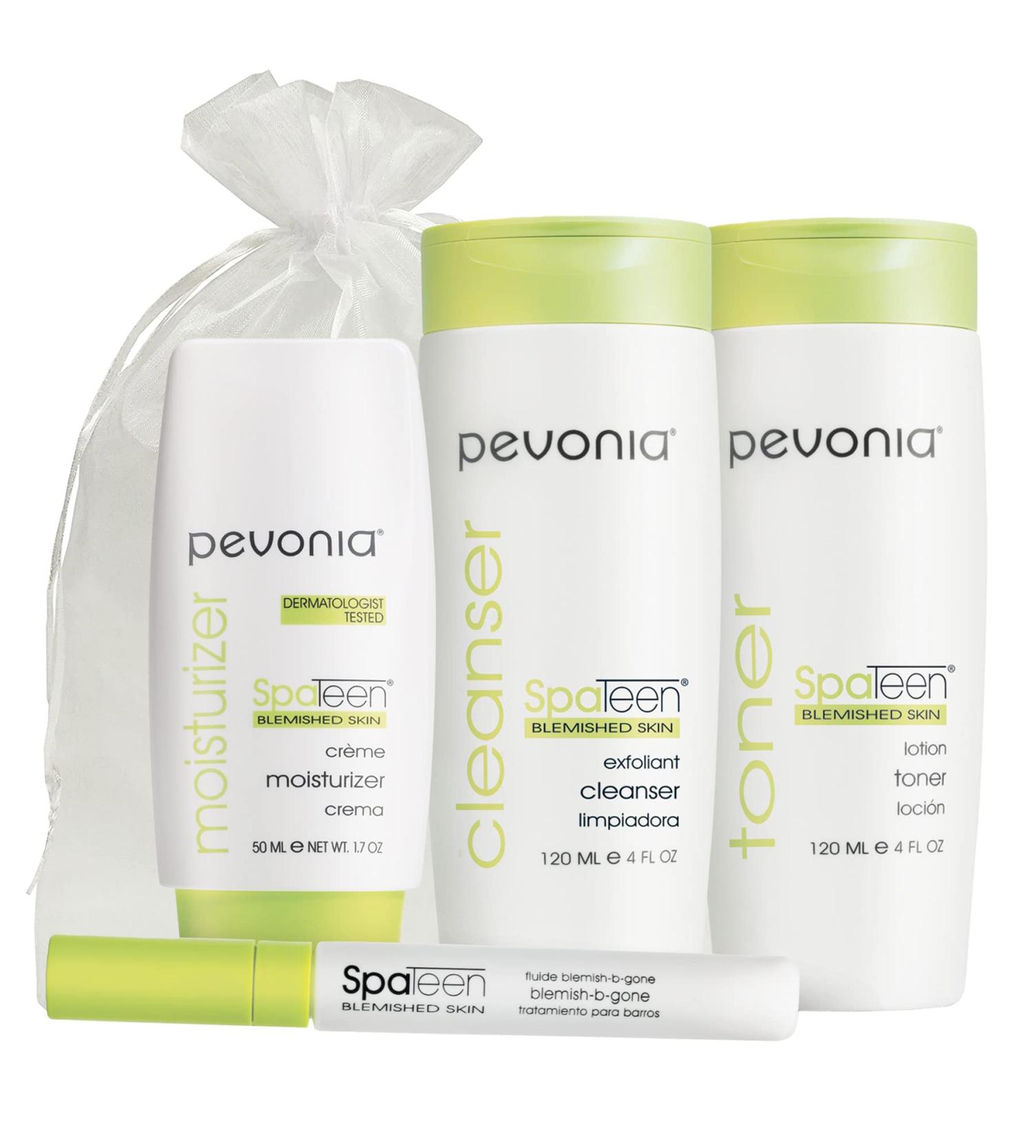 PEVONIA Spateen Blemished Skin Home Care Kit | International Shipping | Clearer Skin & Radiant Complexion - Buy Online on SooperMarket.com