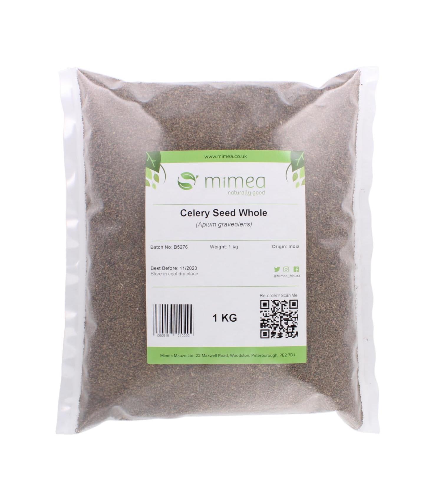 Mimea Celery Seed Whole | 1kg | Quality Ingredients | Great for Cooking & Pickling | Natural | No Additives - Buy Online on SooperMarket.com