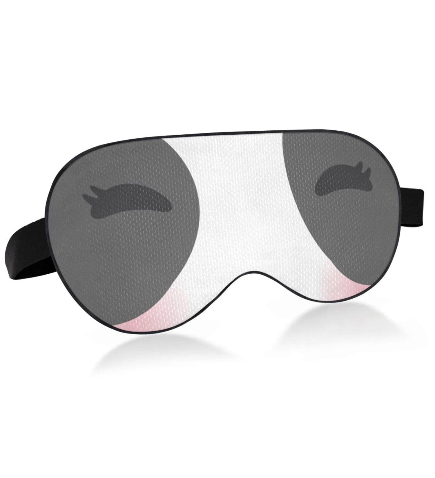 Haskirky Light Blocking Eye Mask - Adjustable Unisex Travel & Meditation Mask - Panda Design for Deep Sleep & Comfort - Buy Online on SooperMarket.com