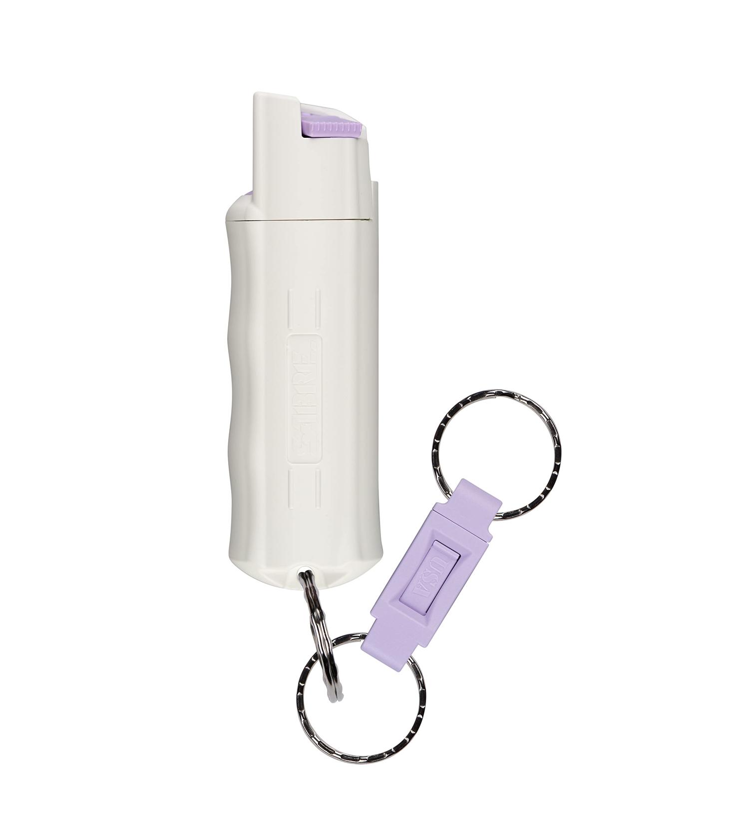 SABRE Pepper Spray with Glow in the Dark Case - 25 Bursts of Police Strength OC Spray - Quick Release Key Ring - Finger Grip - Twist Lock Safety - Buy Online on SooperMarket.com