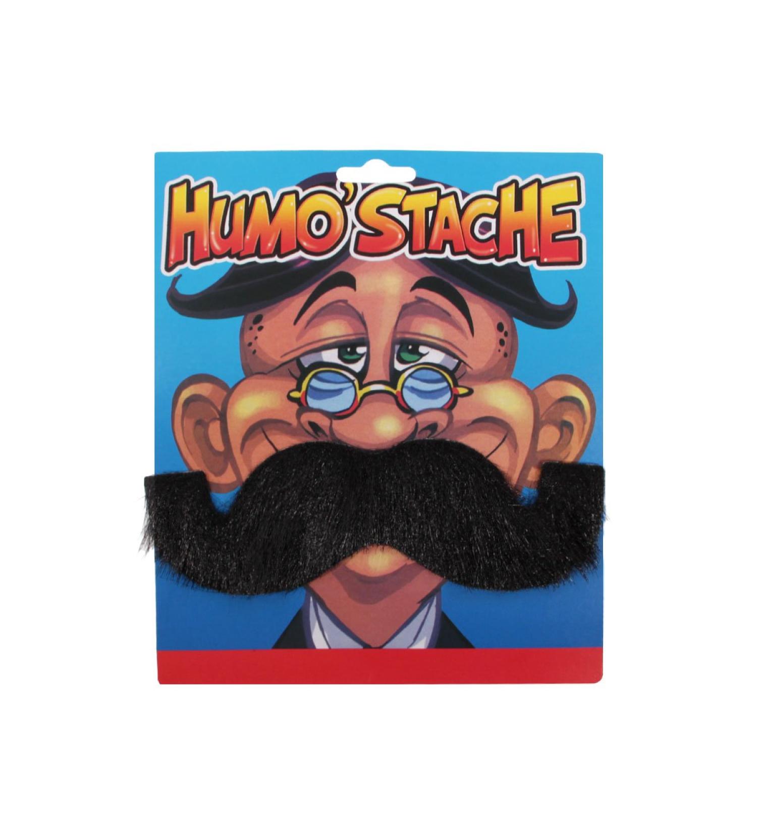 Alsino Black Fake Mustache - Self-Adhesive Mario Sticker for Parties & Costumes | Unisex Fun for Kids & Adults - LG9613 BART 6 - Buy Online on SooperMarket.com