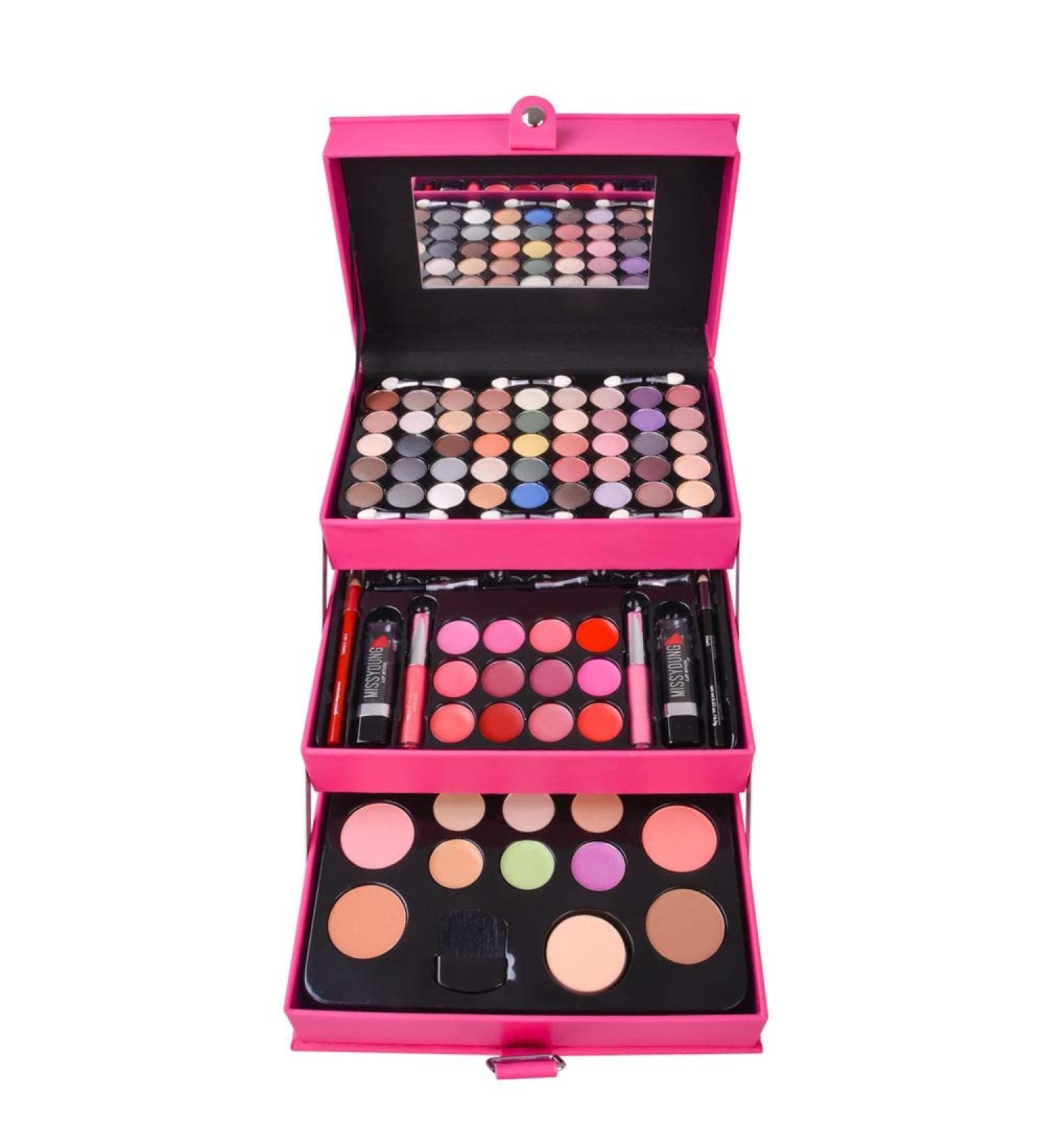 FantasyDay All-in-one Makeup Set Gift Surprise | Full Makeup Kit for Women Multipurpose Essential Starter Bundle Include Eyeshadow Palette Lipstick Blush Concealer Face Powder Eyeliner Mascara Brush - Buy Online on SooperMarket.com