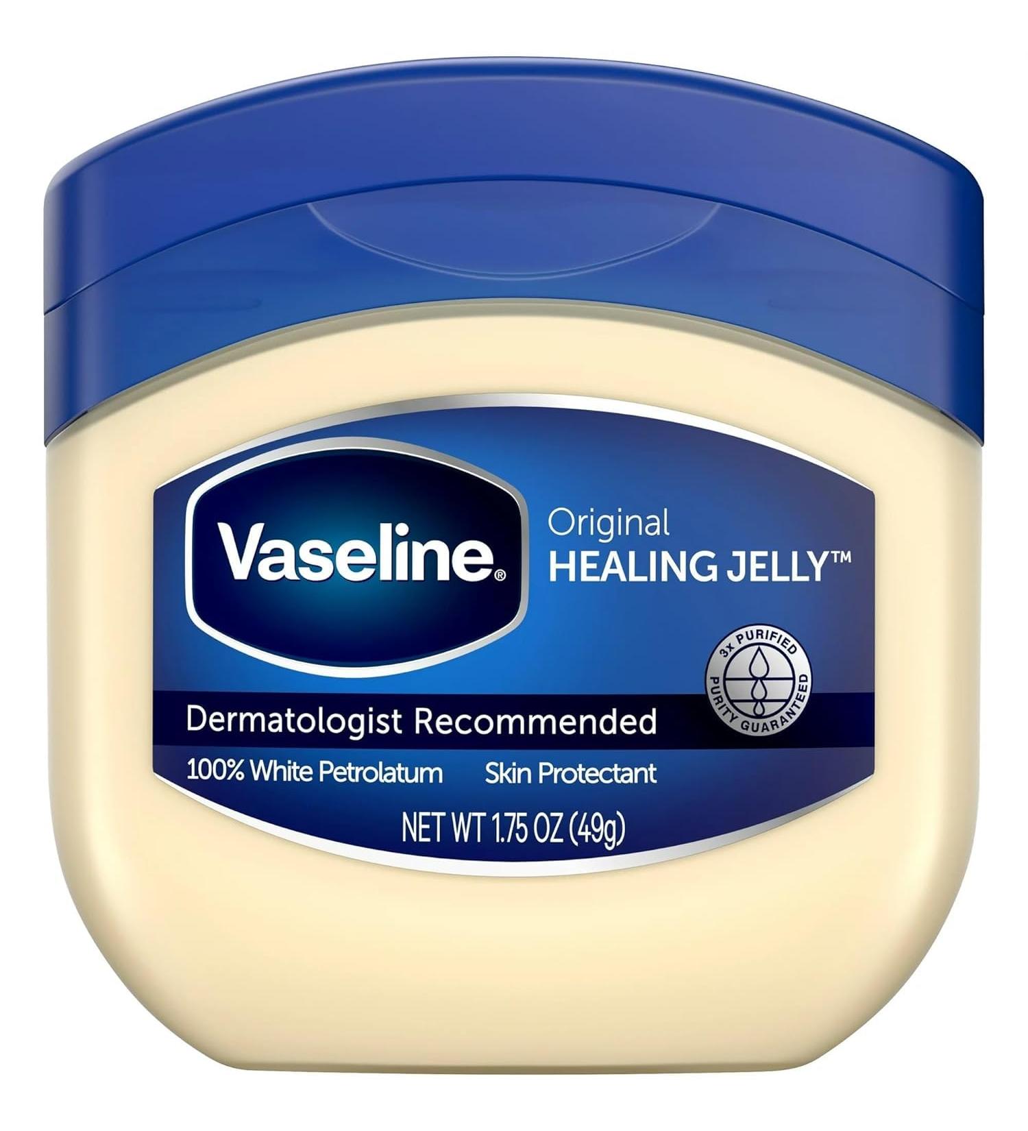 Vaseline Original 50ml - Pack of 4 | Moisturizing Skin Care | Buy Online - Fast International Shipping - Buy Online on SooperMarket.com