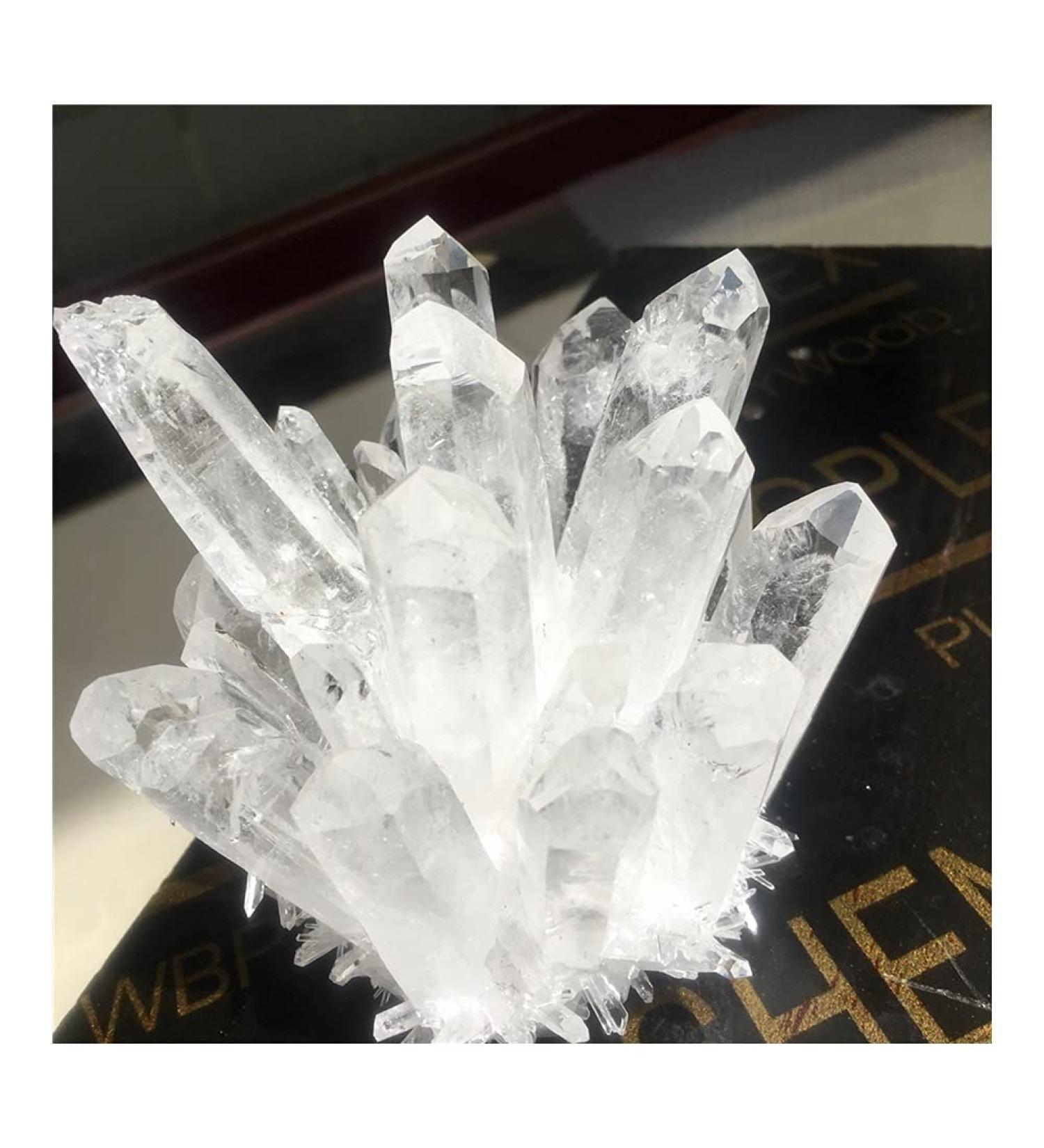 700-750g Natural Clear White Quartz Point Crystal Cluster Specimen 1PCS kaixun - Buy Online on SooperMarket.com