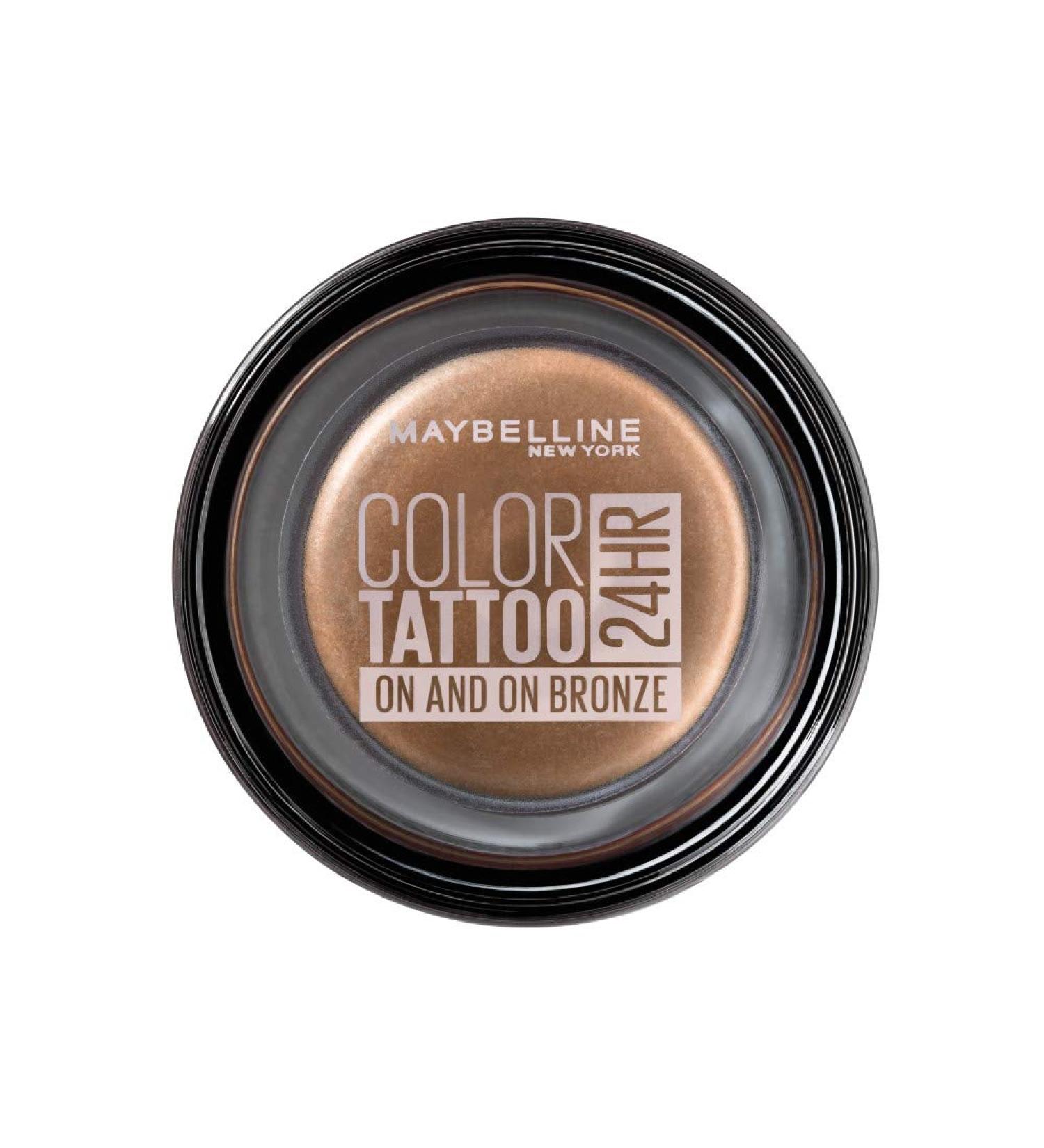 Maybelline Colour Tattoo 24Hr Eye Shadow - On and On Bronze #35 - Buy Online on SooperMarket.com