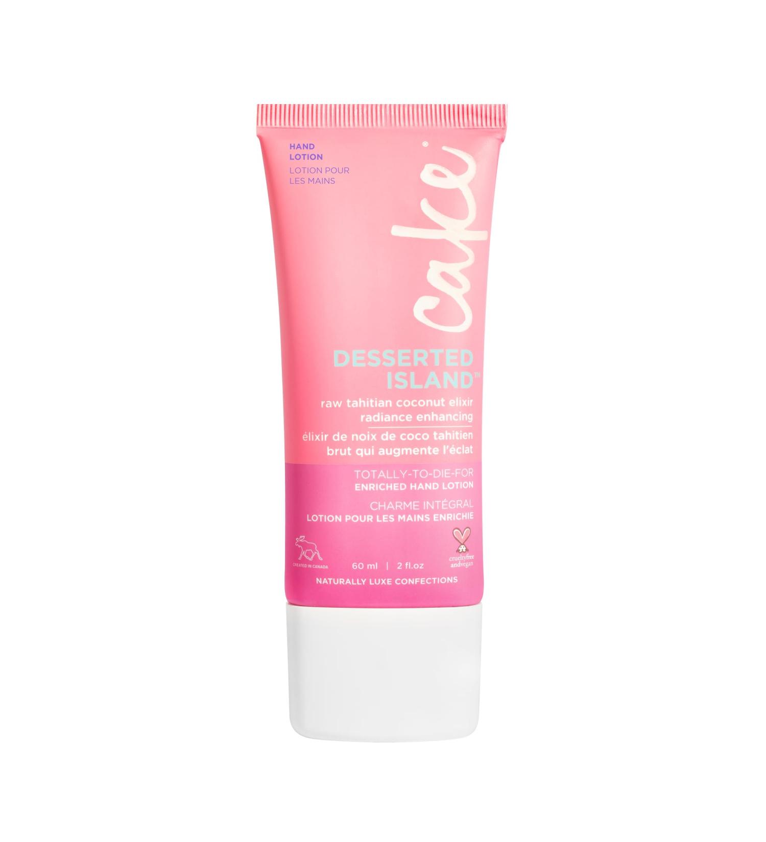 Buy Cake Beauty Desserted Island Enriched Hand Lotion - Nourishing 2 oz Moisturizer for Soft Skin | International Shipping Available - Buy Online on SooperMarket.com