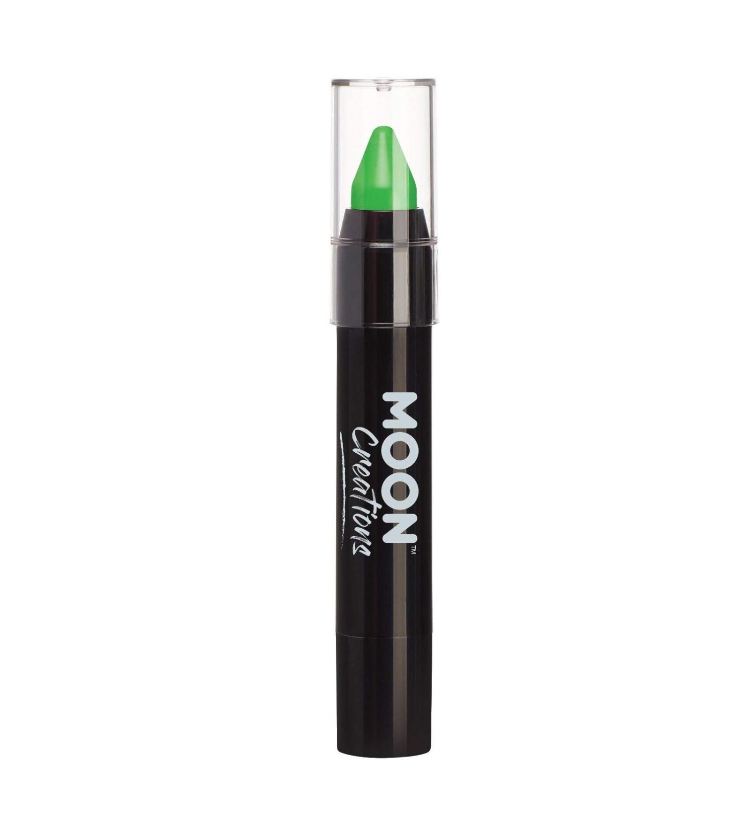 Moon Creations Sweatproof Face Color - 3.2g Green for Costumes Festivals & Halloween | Vegan & Cruelty-Free - Buy Online on SooperMarket.com