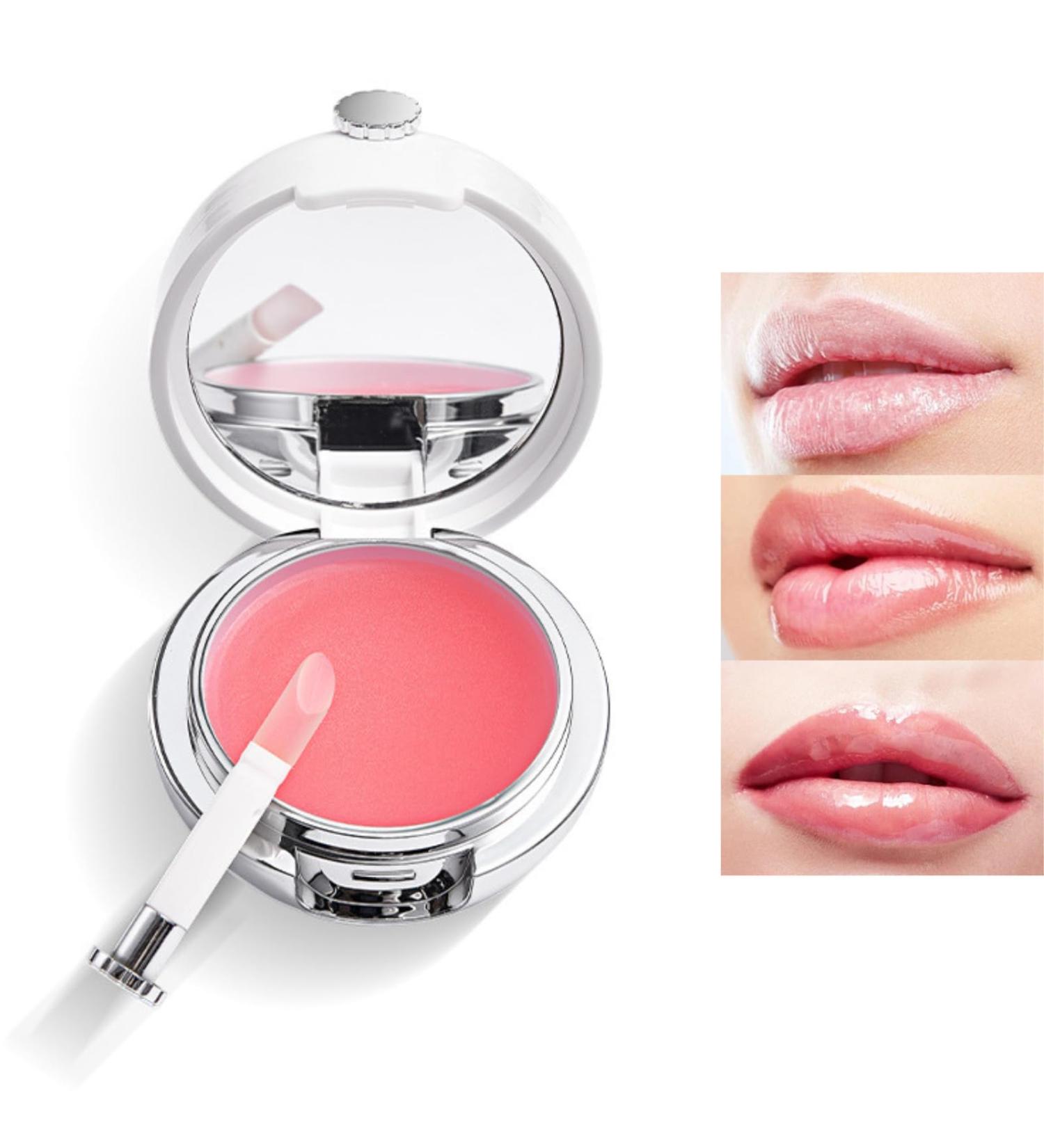Lip Sleeping Mask Lip Balm Lip Oil Plant Moisurizing Lip Mask Lip Plumper Care Day Night Repair Lip Moisturiser for Dry Chapped Peeling Cracked Lips Fades Lip Lines Lipstick Primer - Buy Online on SooperMarket.com