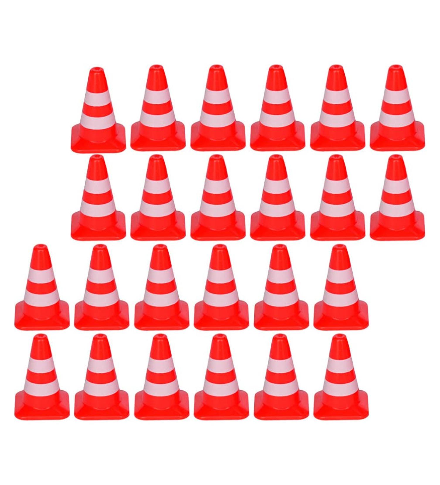 Toyandona Mini Warder Set - 30 Robust Plastic Cones for Children s Sports Dog Training & Parkour - Ideal Gift Red - Buy Online on SooperMarket.com