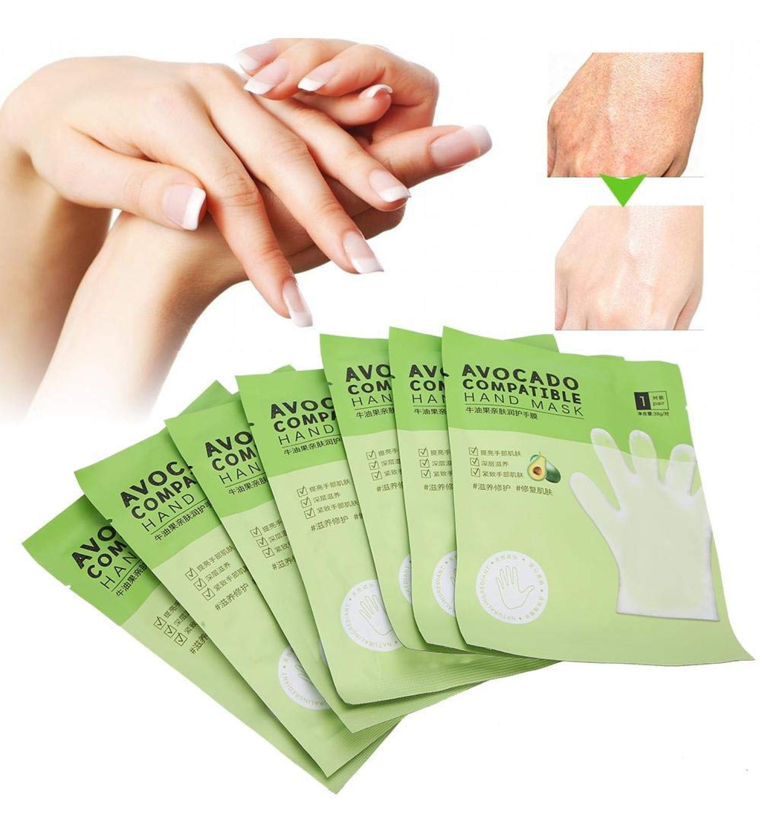 Hand Skin Repair Renew Mask 7Pcs - Moisturizing Hand Masks for Dry Hands | Nourishing Hand Care Gloves for AntiDry | Hydrating Hand Treatment - Buy Online on SooperMarket.com
