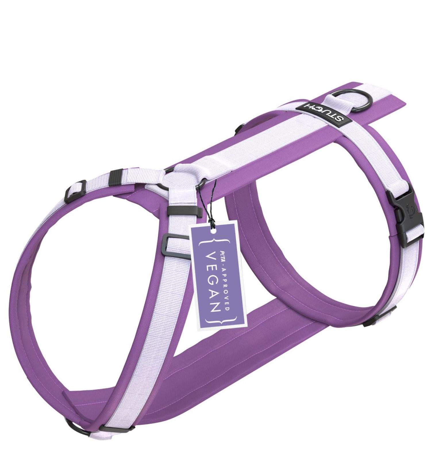 STUCH Dog Harness - Adjustable Padded Nylon Harness for Small Medium & Large Dogs | Purple M - International Shipping Available - Buy Online on SooperMarket.com