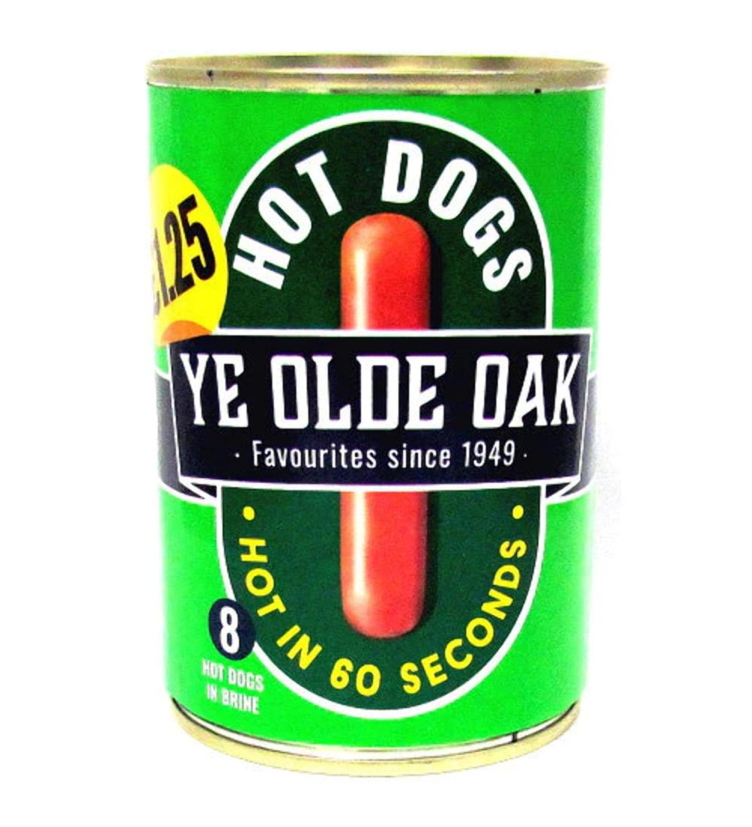 Ye Olde Oak Hot Dogs in Brine 400g-Food