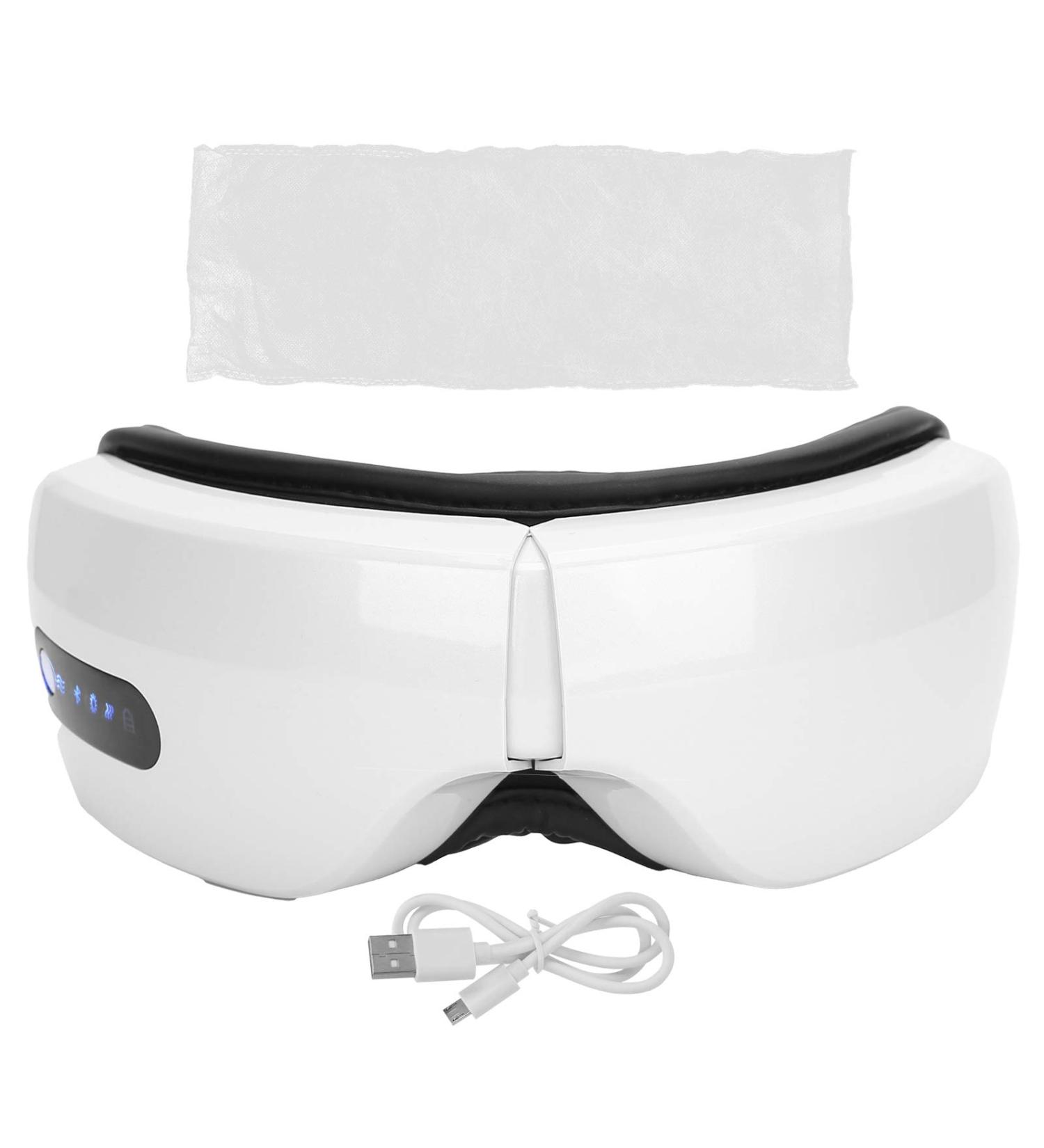 Work Massage & Eye Massager - Air Pressure Hot Compress Music | Stress Relief Device for Men & Women - Buy Online on SooperMarket.com