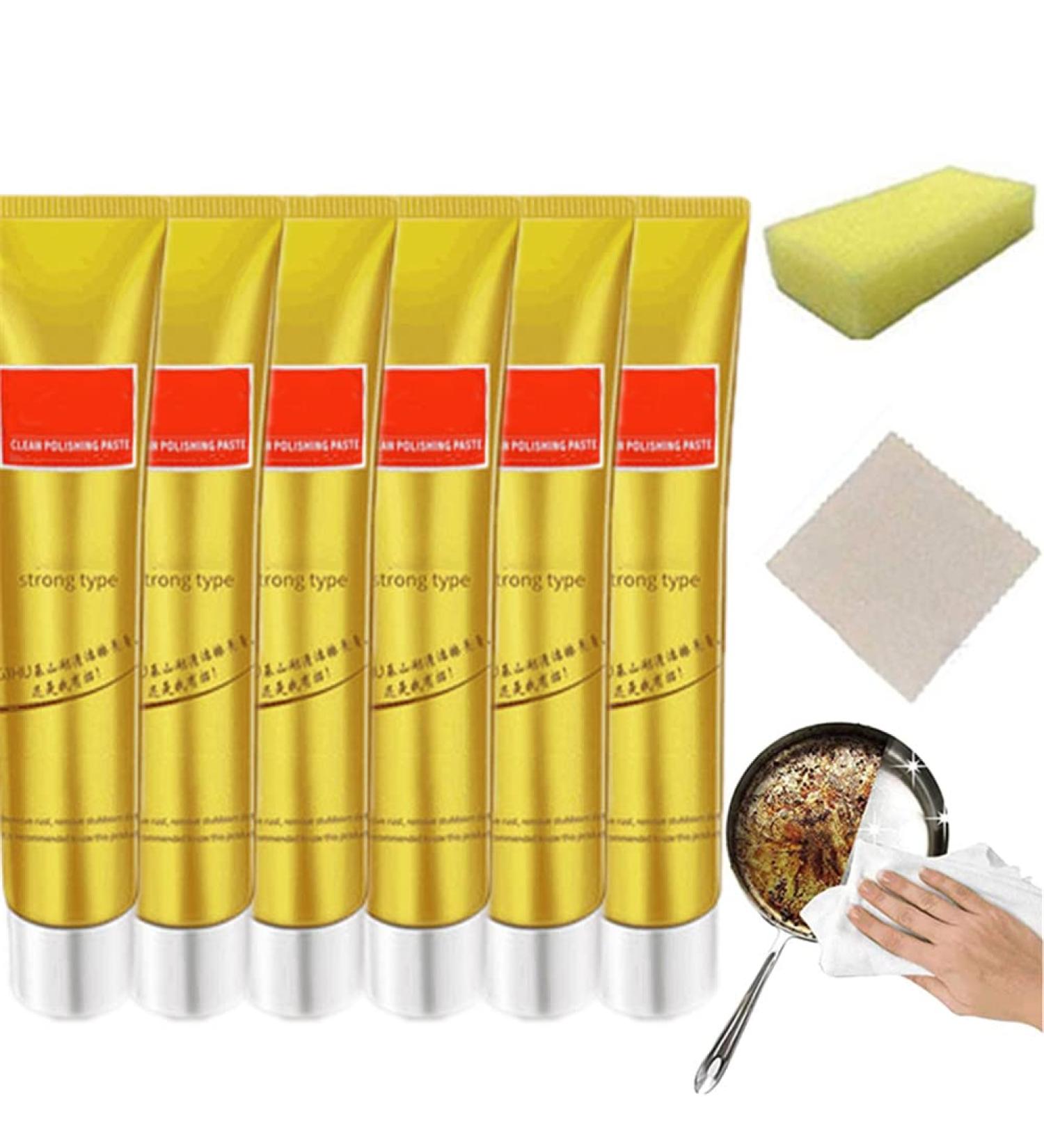 2022 New Metal Polishing Paste Ultimate Metal Polish Cream Fixini All Metal Polish Cream LONGLUAN Multifunction Rust Remover for Stainless Steel/Aluminum/Brass/Copper/Gold (6) - Buy Online on SooperMarket.com