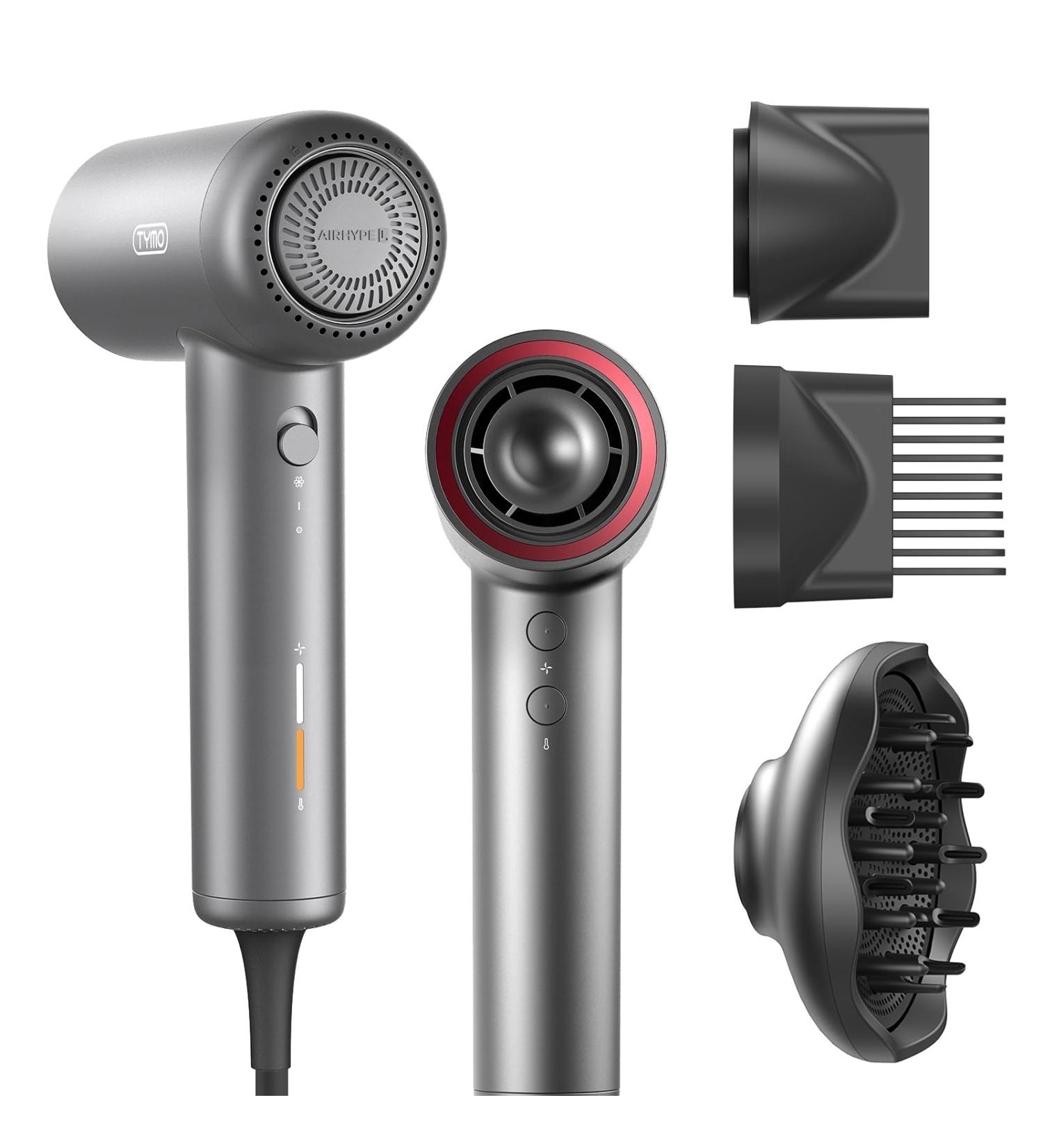 Buy TYMO Hair Dryer - High-Speed Ionic Blow Dryer with Adjustable Diffuser Fast Drying Zero Damage Low-Noise 3 Speeds & 4 Temps for Professional Home Styling | International Shipping Available - Buy Online on SooperMarket.com