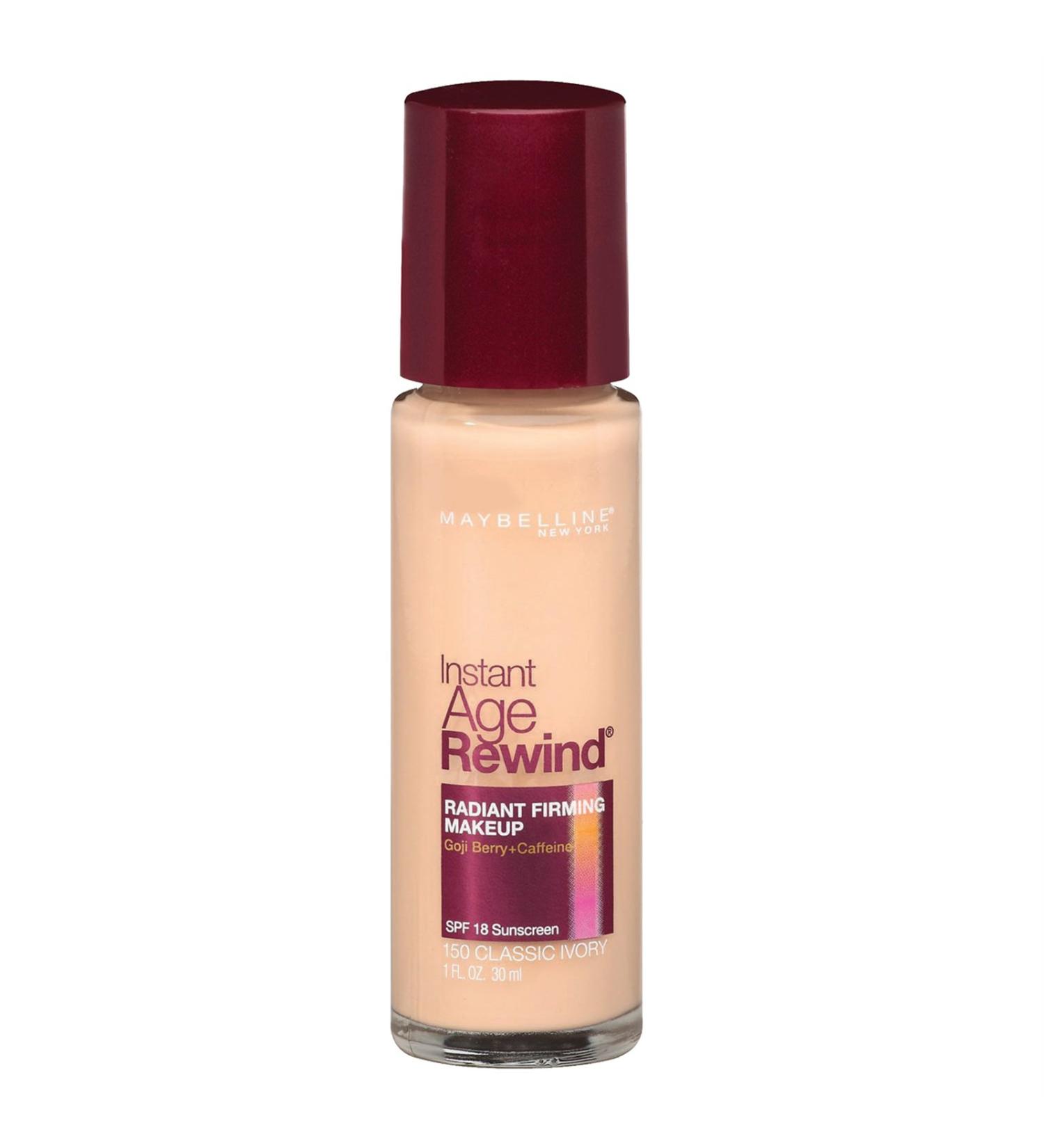 Maybelline New York Instant Age Rewind Radiant Firming Makeup Classic Ivory 150 1 Fluid Ounce Pack of 2
