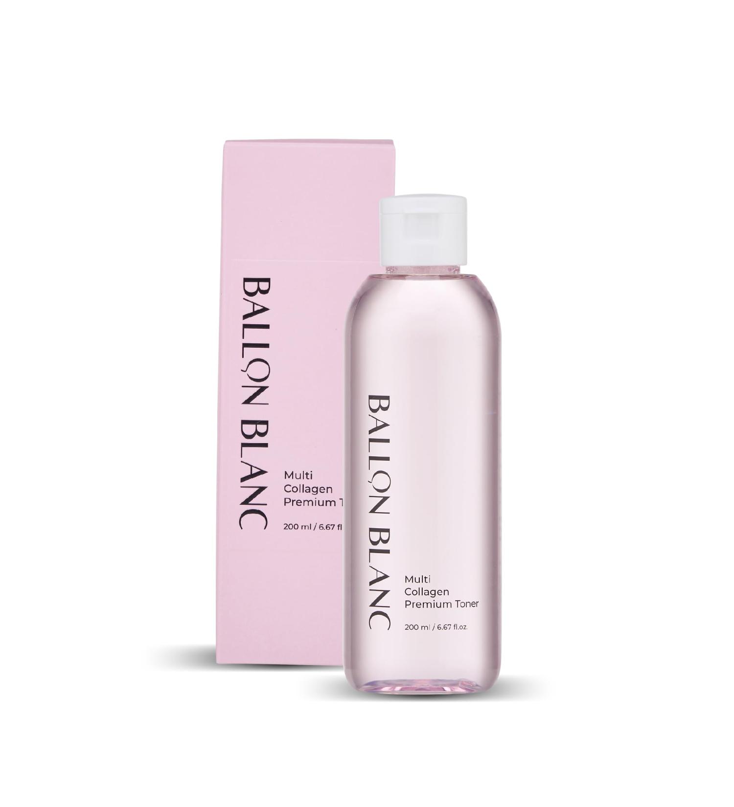 Multi Collagen Premium Toner for Dry Skin | pH Balancing with Niacinamide & Guava Leaf | K-Beauty Cruelty Free | 6.67 fl oz - Buy Online on SooperMarket.com