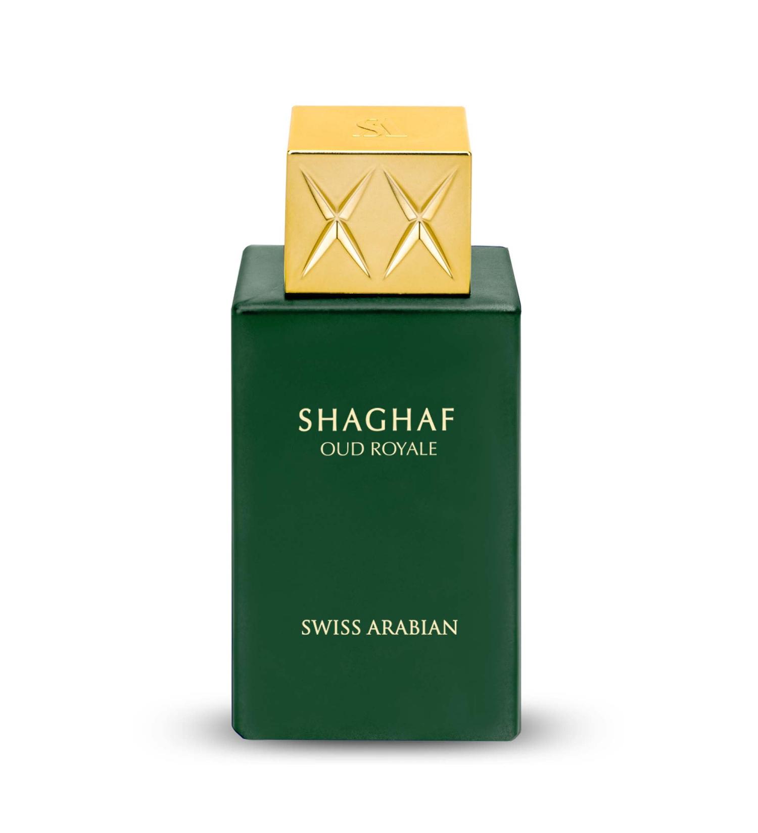 Swiss Arabian Shaghaf Oud Royale Spicy Oud Aromatic Fragrance - Notes of Saffron and Lavender - Perfume for Women and Men - 2.5 oz EDP Spray - Buy Online on SooperMarket.com