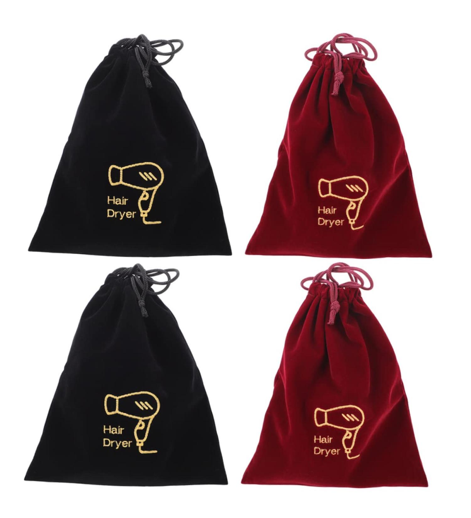 MUSISALY 4pcs Storage Bag Hair Dryer Case Tote Bag for Travel Blow Dryer Travel Bag Drawstring Bags Fabric - Buy Online on SooperMarket.com