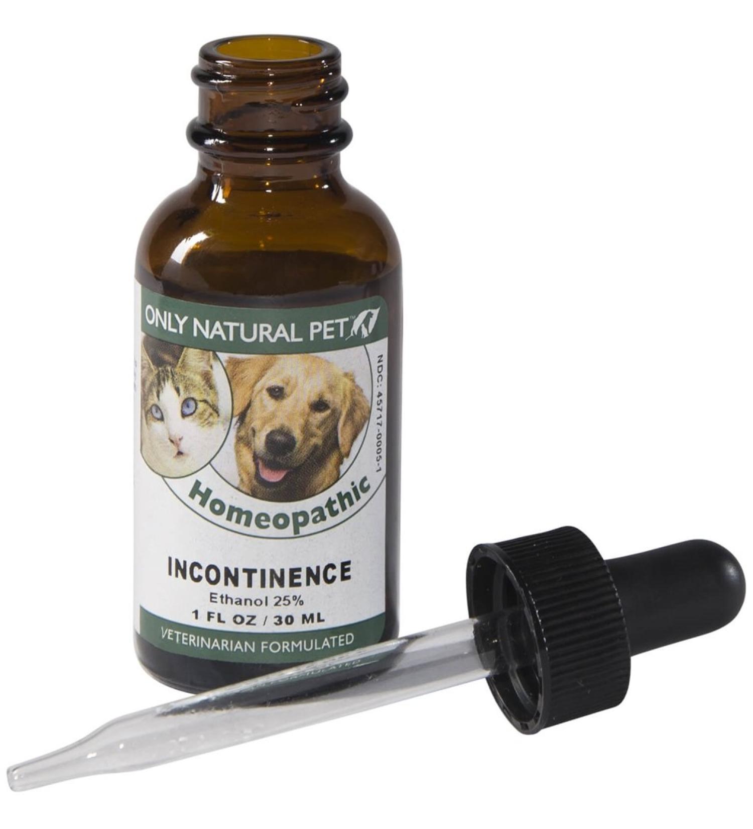 Natural Pet Incontinence Homeopathic Remedy - Bladder & Urine Control Supplement - Buy Online on SooperMarket.com