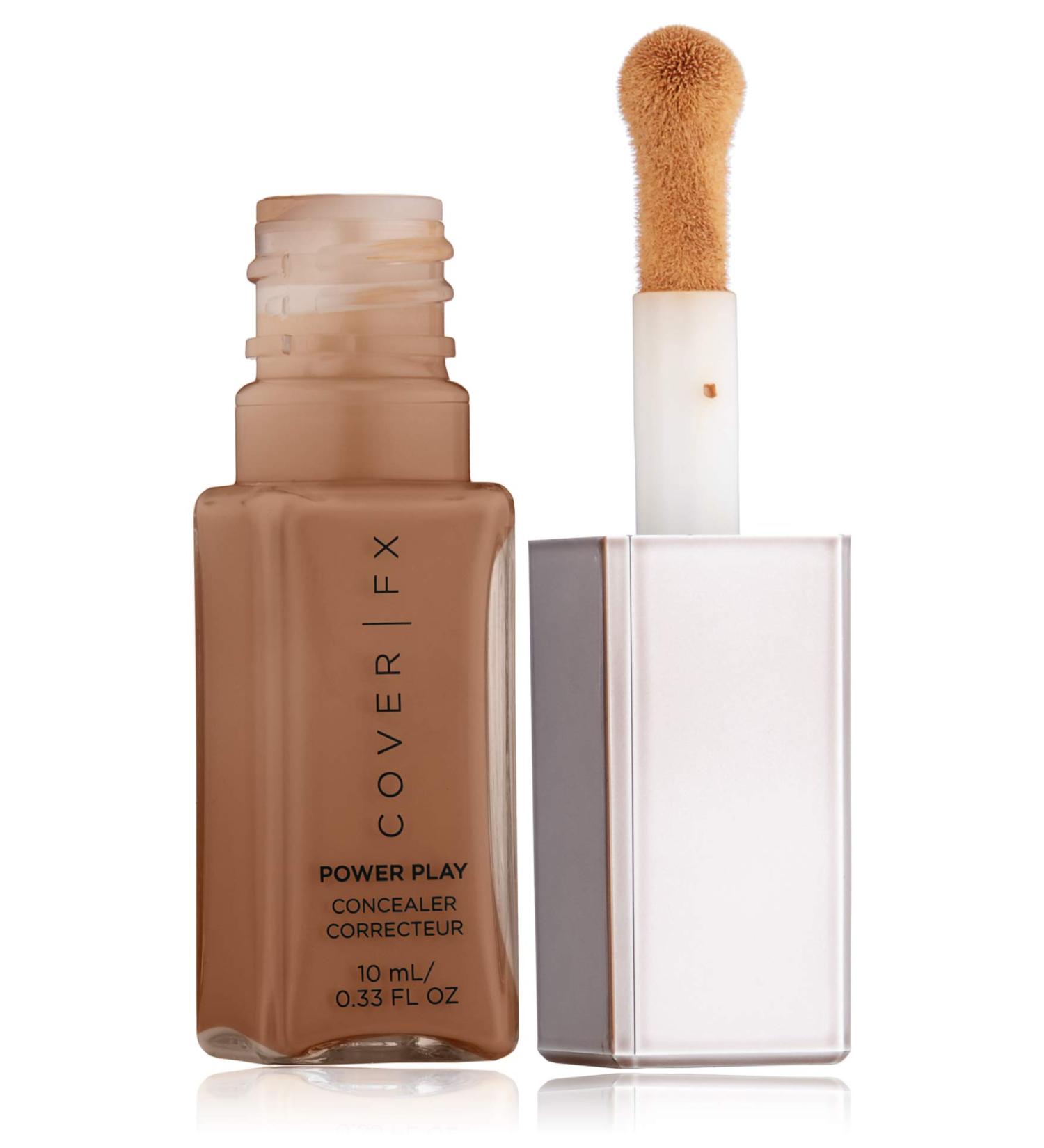 Cover FX Power Play Concealer - P Deep 3, 16-Hour Full Coverage, Crease-Proof & Transfer-Proof Formula with Pollution Defense, 0.33 Fl Oz - Buy Online on SooperMarket.com
