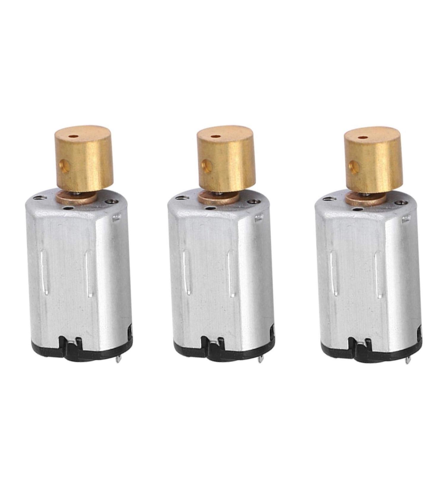 3Pcs 1000RPM Vibration Motor 1.5V -6V Brass Eccentric Wheel Vibration Motor for Beauty Instrument - Buy Online on SooperMarket.com