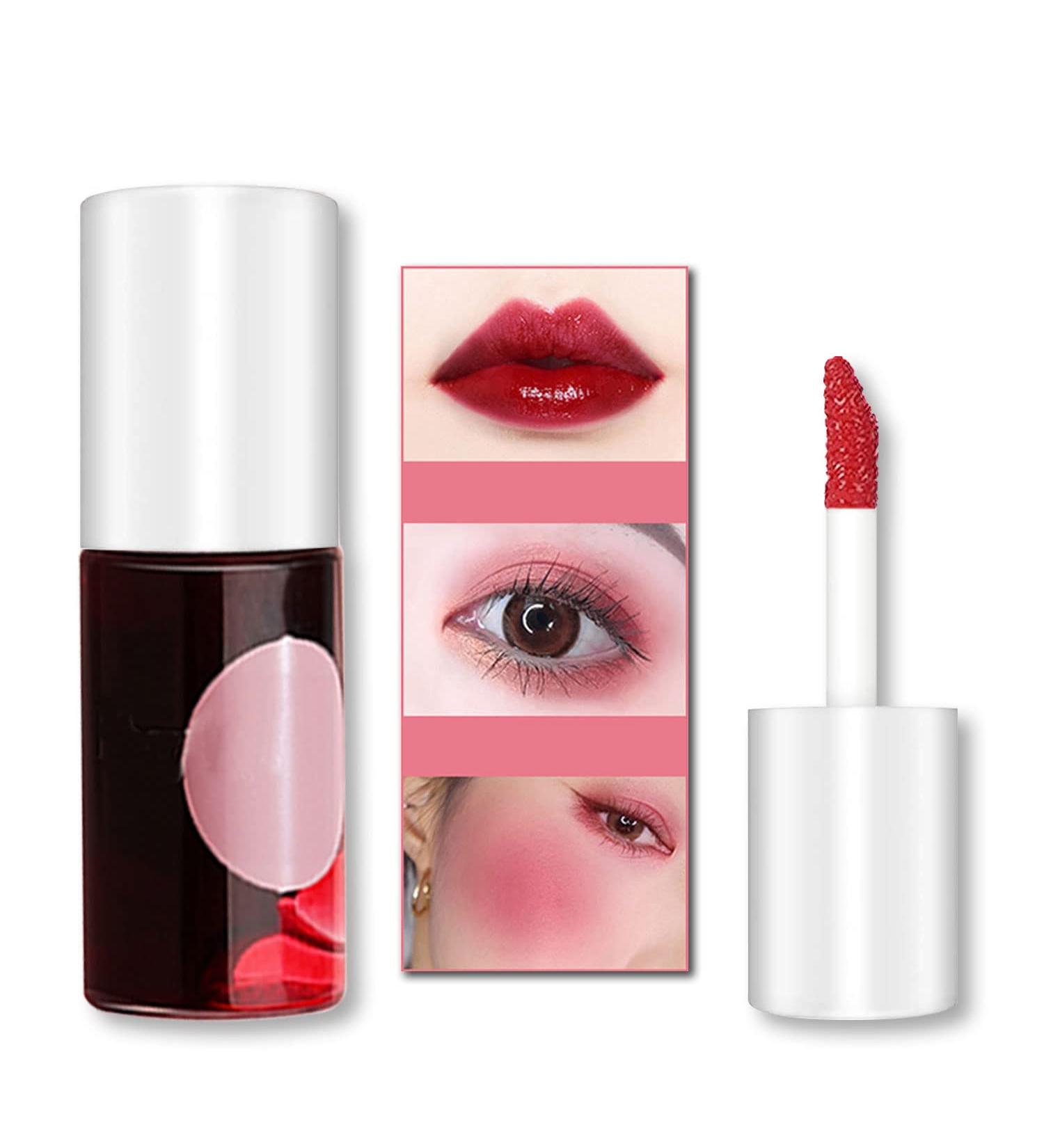 ZSSEMEI Cherry Lip Stain Tint Set - Long Lasting, Hydrating, Waterproof - Shimmery Natural Lip Gloss - Easy Application - Sexy Lip Color Makeup - Buy Online on SooperMarket.com
