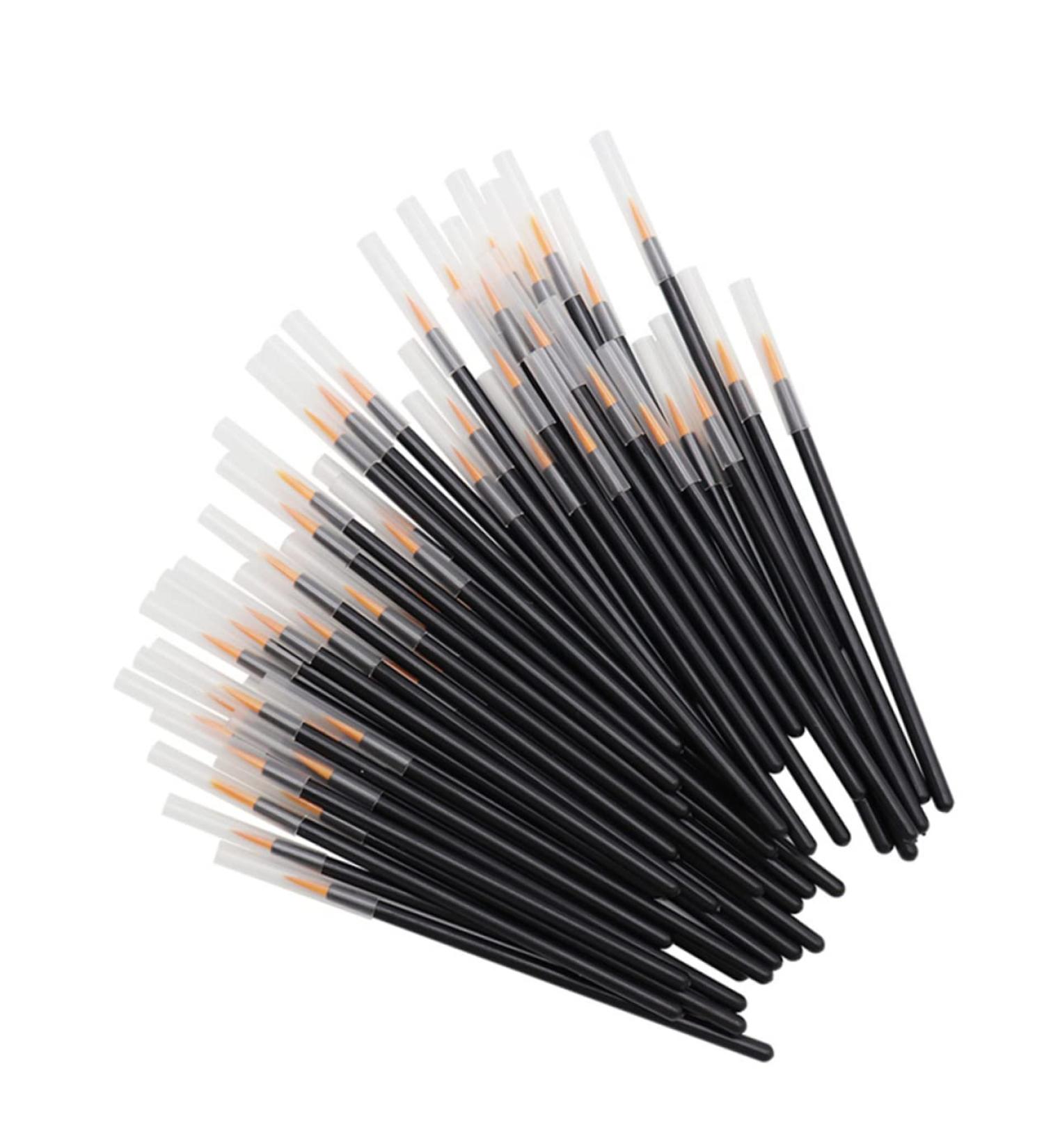 BELLIFFY 50pcs Disposable Eyeliner Brush Gel Eyeliner Brush Eyeliner Makeup Brushes Eye Liner Tools - Buy Online on SooperMarket.com