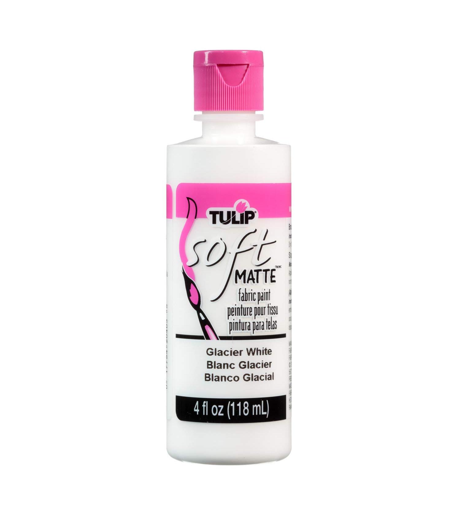 Tulip Soft Paint 20403 Sfp 4Oz Matte Glacier White  4 Fl Oz (Pack of 1)