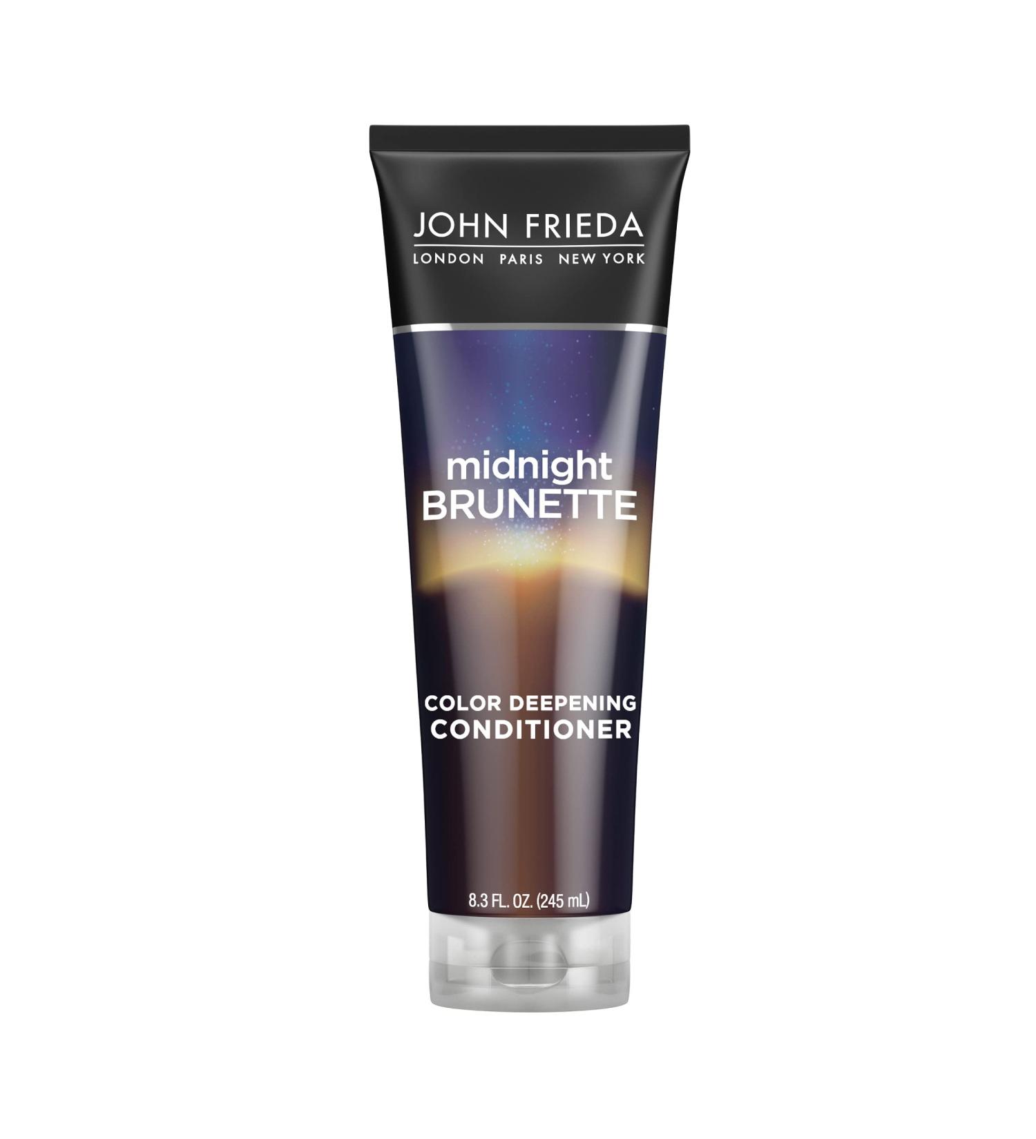 John Frieda Midnight Brunette Visibly Deeper Color Deepening Conditioner  8.3 Ounce  with Evening Primrose Oil  Infused with Cocoa CONDITIONER 1 - Buy Online on SooperMarket.com
