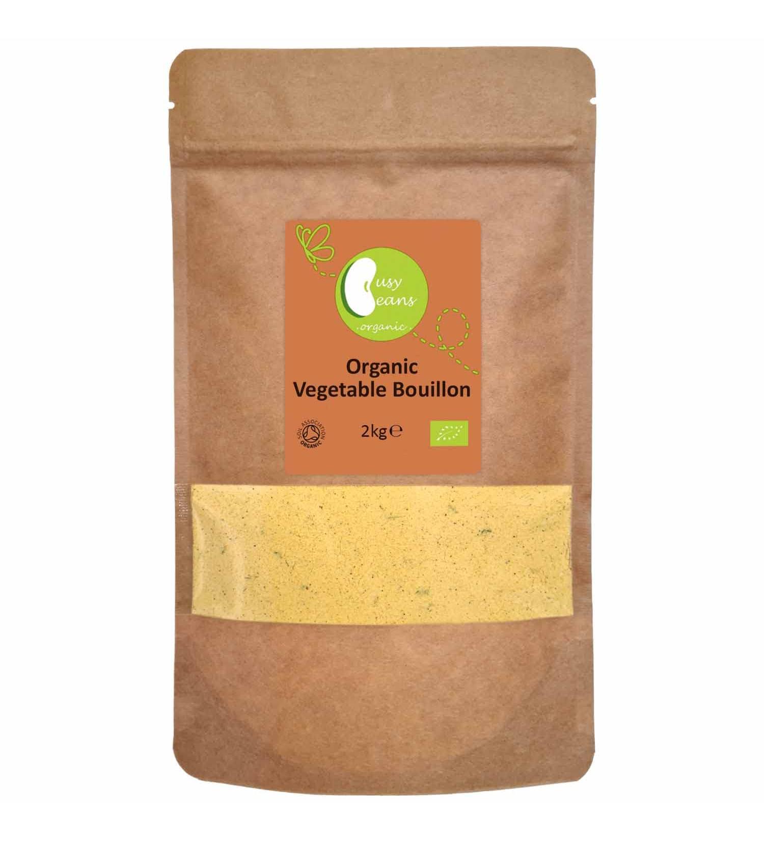 Organic Vegetable Bouillon - Certified Organic - by Busy Beans Organic (2kg) - Buy Online on SooperMarket.com
