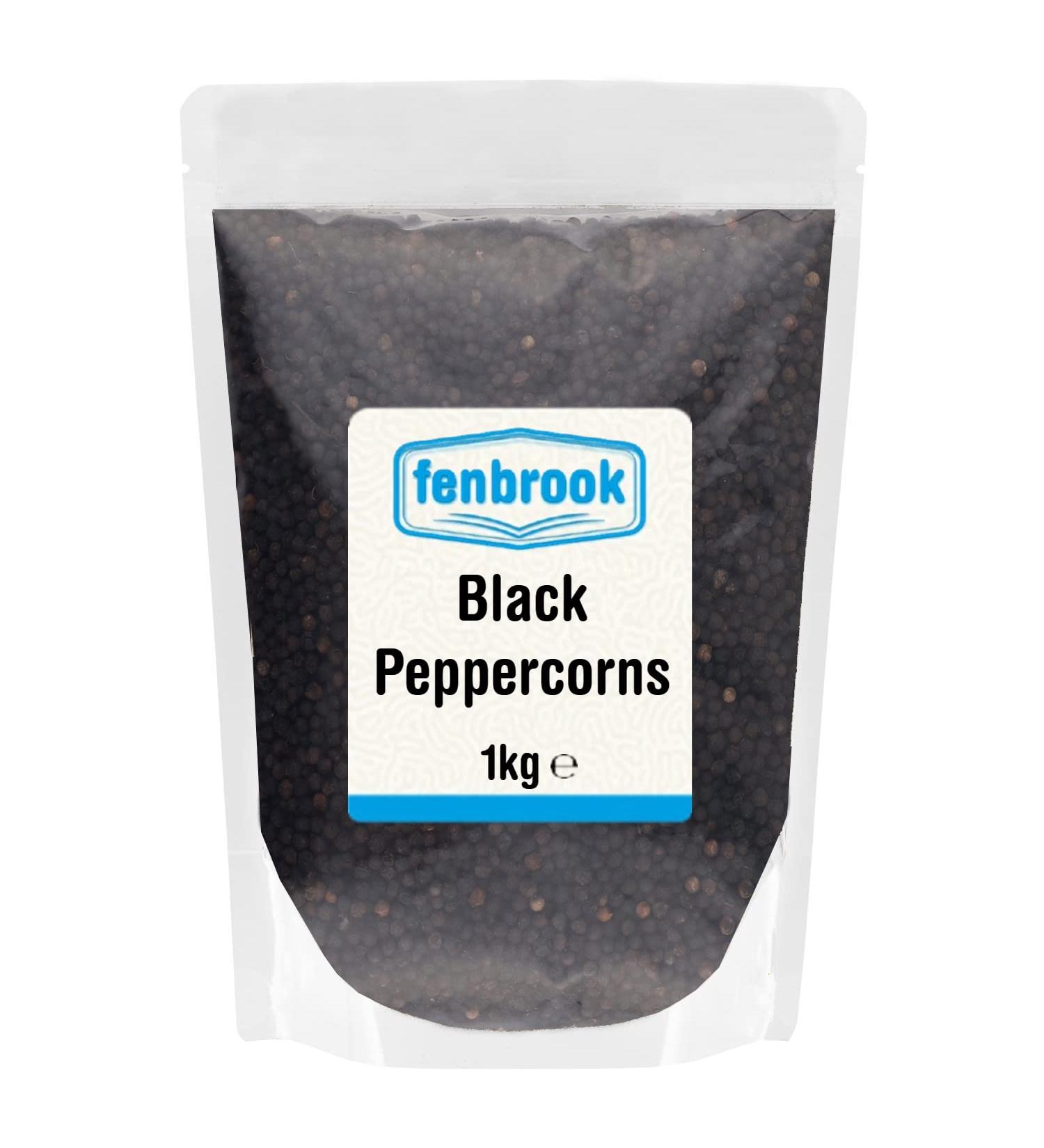 Black Peppercorns 1kg by Fenbrook