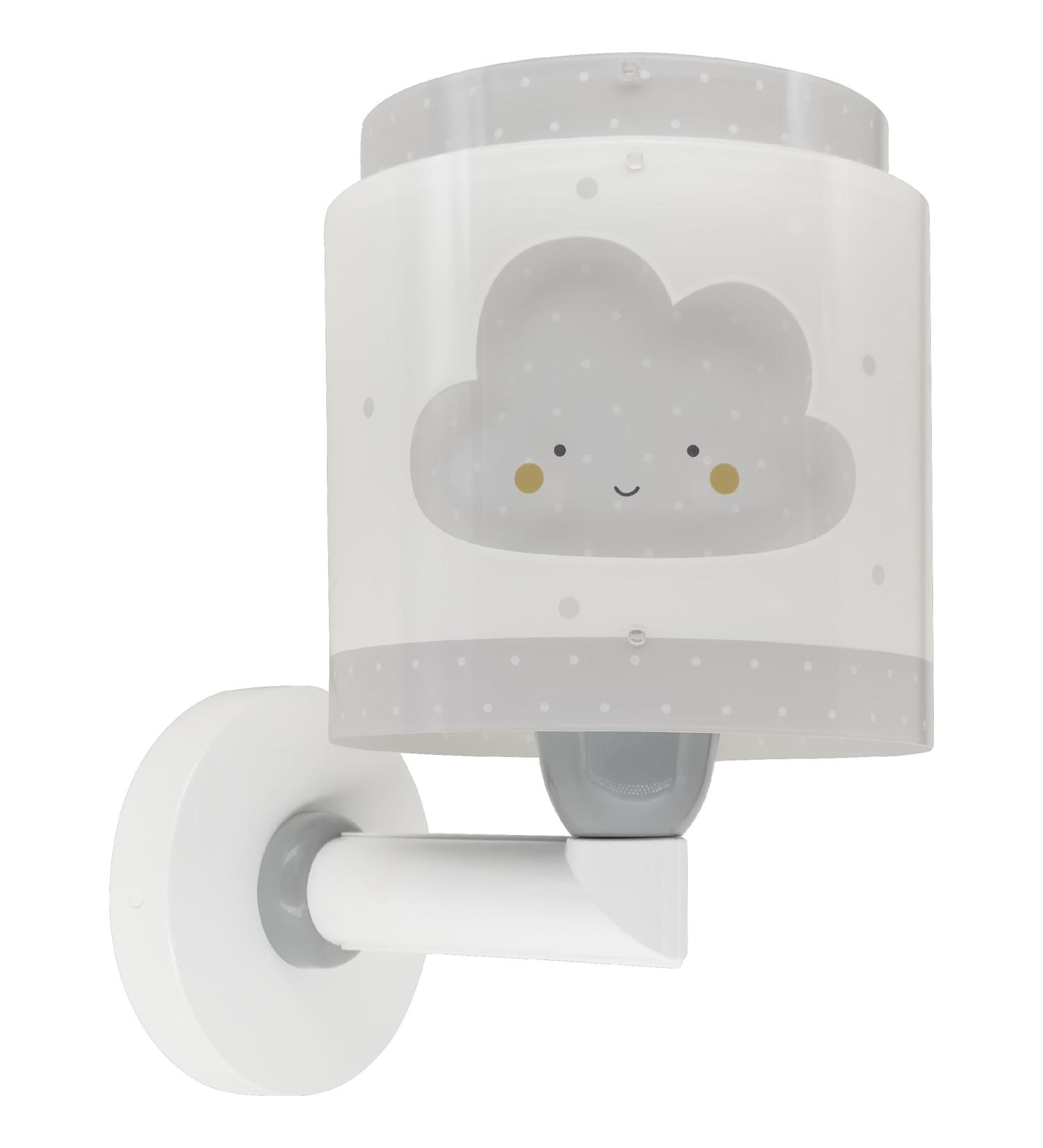 Dalber Children's Wall Lamp - Baby Dreams Cloud Grey E27 | Stylish Lighting for Kids' Rooms - Buy Online on SooperMarket.com