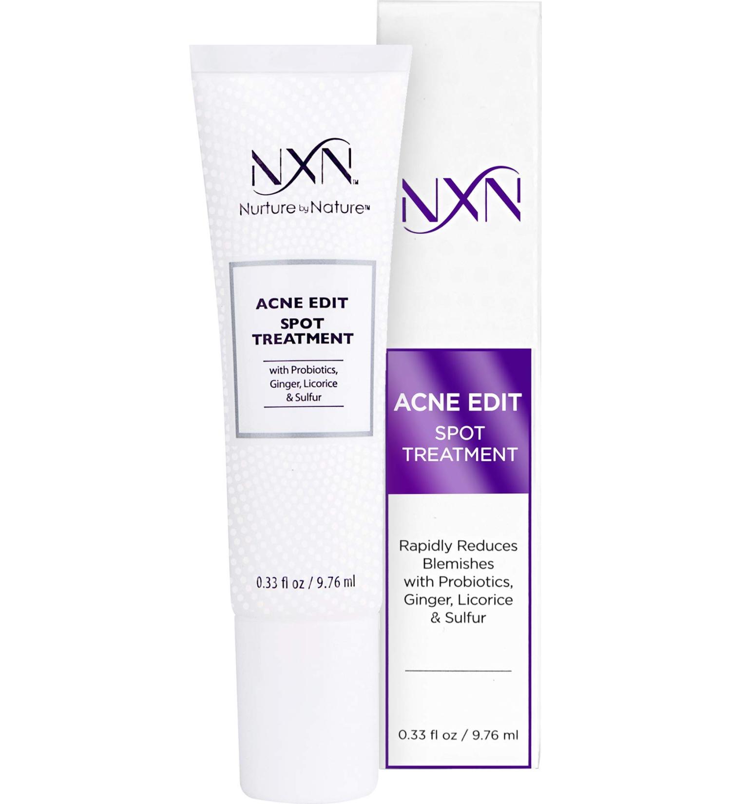 NXN Nurture by Nature Acne Edit Spot Treatment - 0.33 fl oz | Effective Blemish Treatment - Buy Online on SooperMarket.com