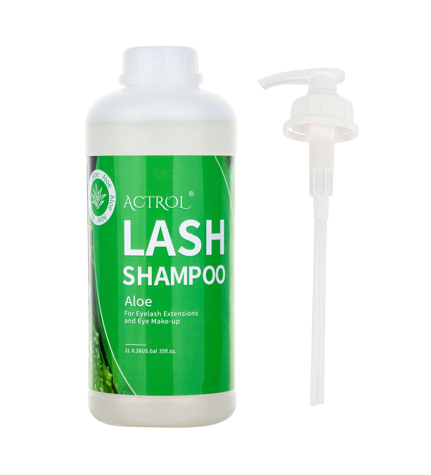 Aloe Eyelash Extension Cleanser 1L - Professional Eyelid Foam Wash - Paraben & Sulfate Free - Salon/Home Care - Buy Online on SooperMarket.com